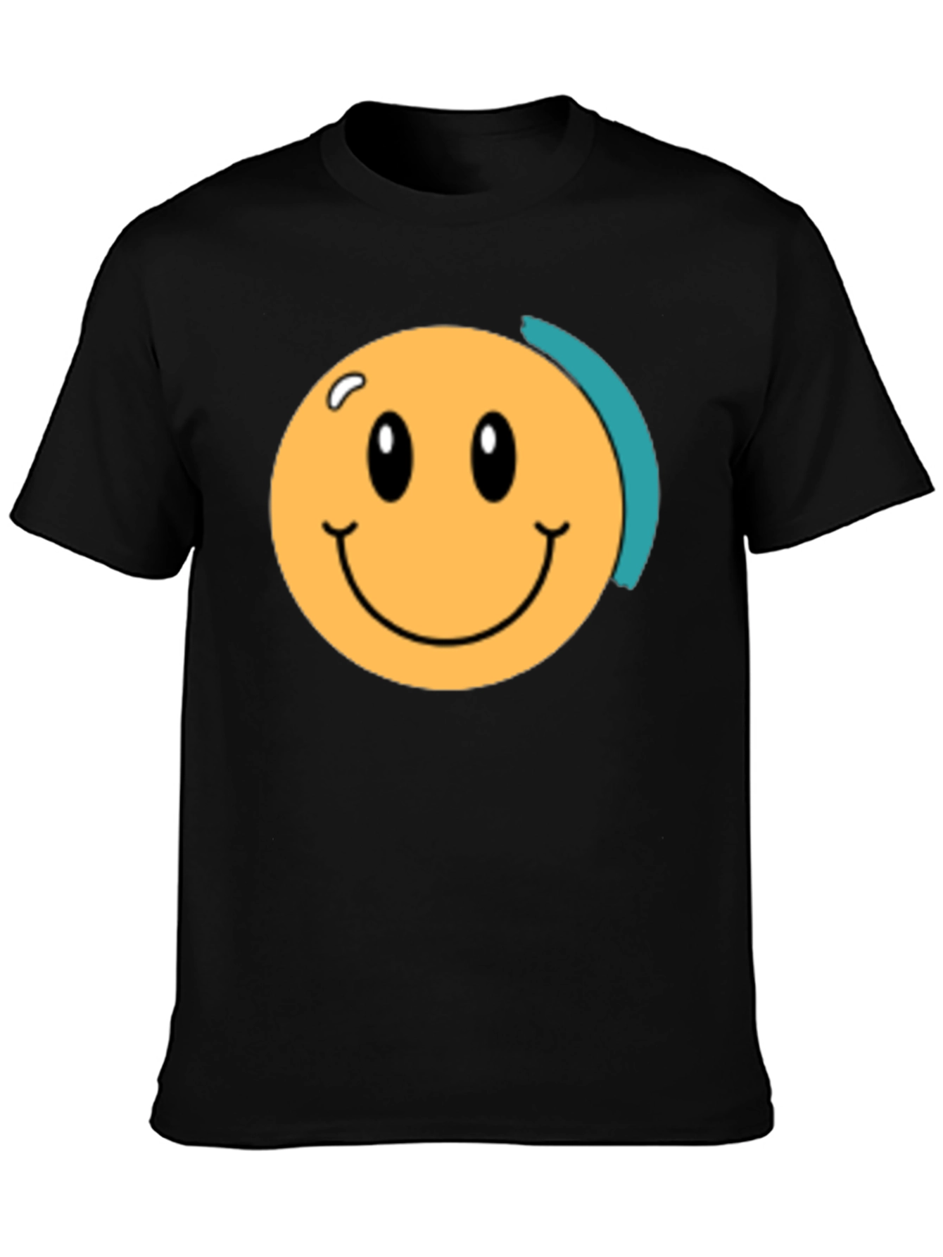 Smiley Face Black T-Shirt
