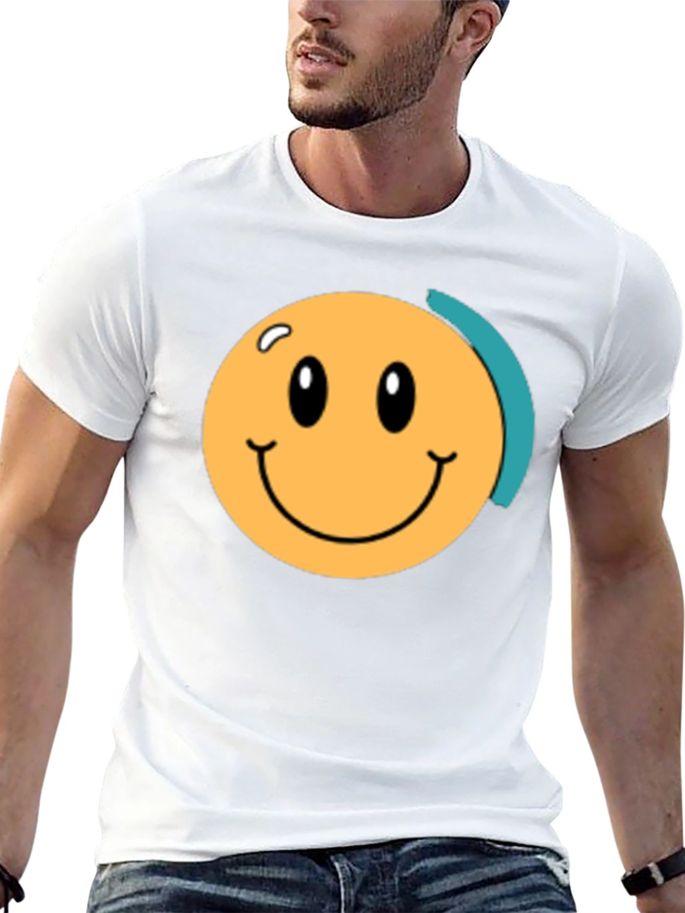 Smiley Face Black T-Shirt
