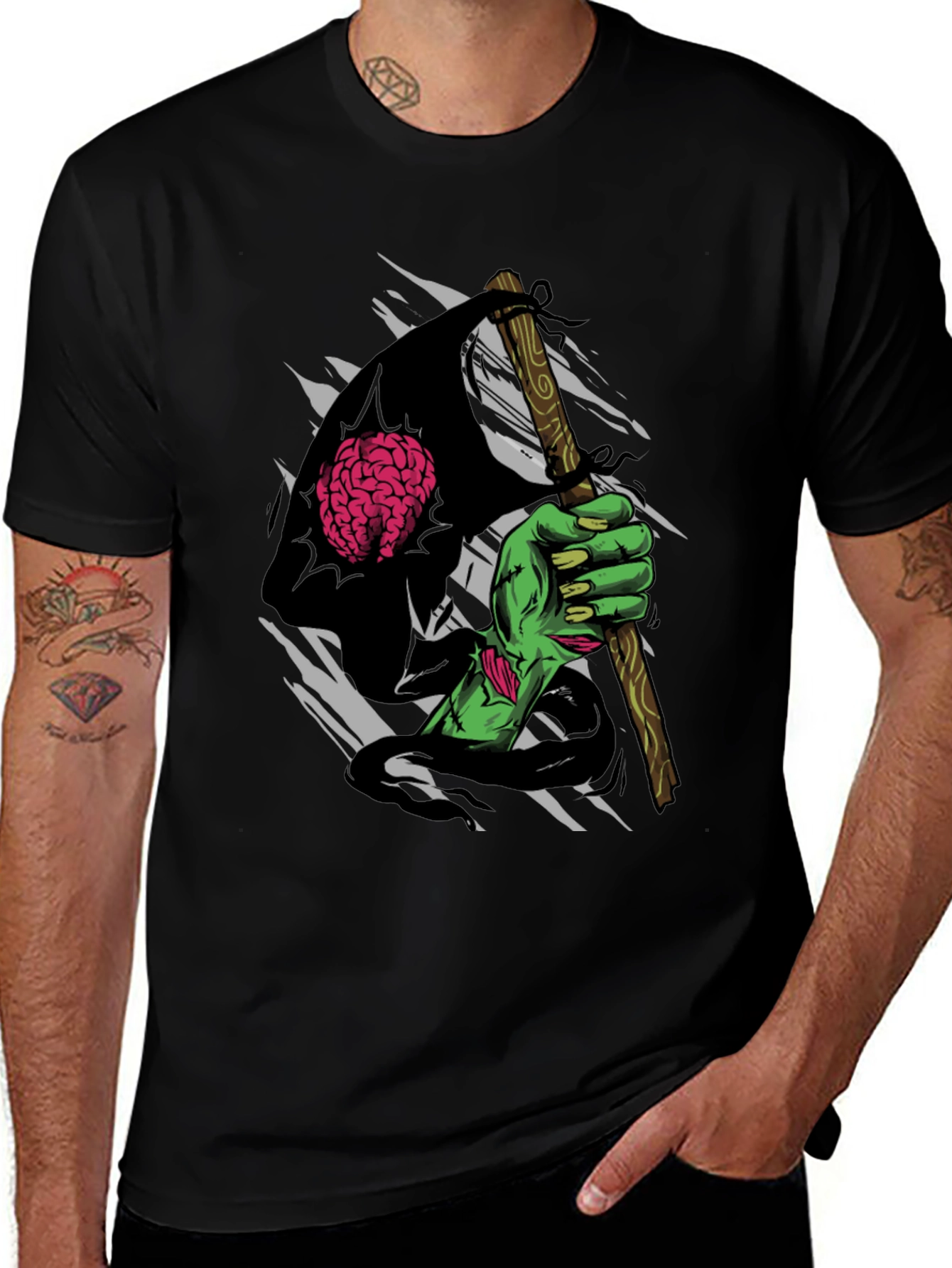 Zombie Hand Brain Reaper T-Shirt