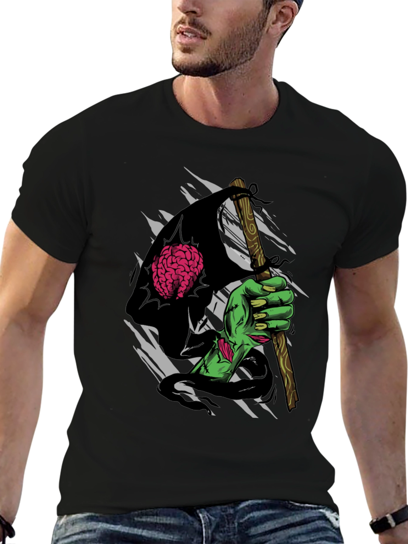 Zombie Hand Brain Reaper T-Shirt