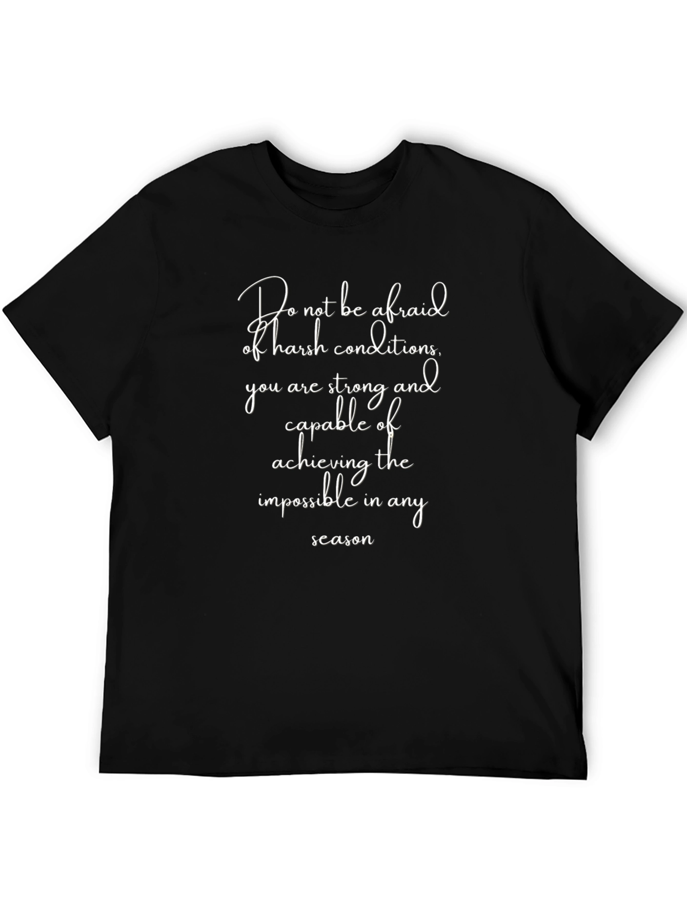 Motivational T-Shirt: Strong & Capable Design