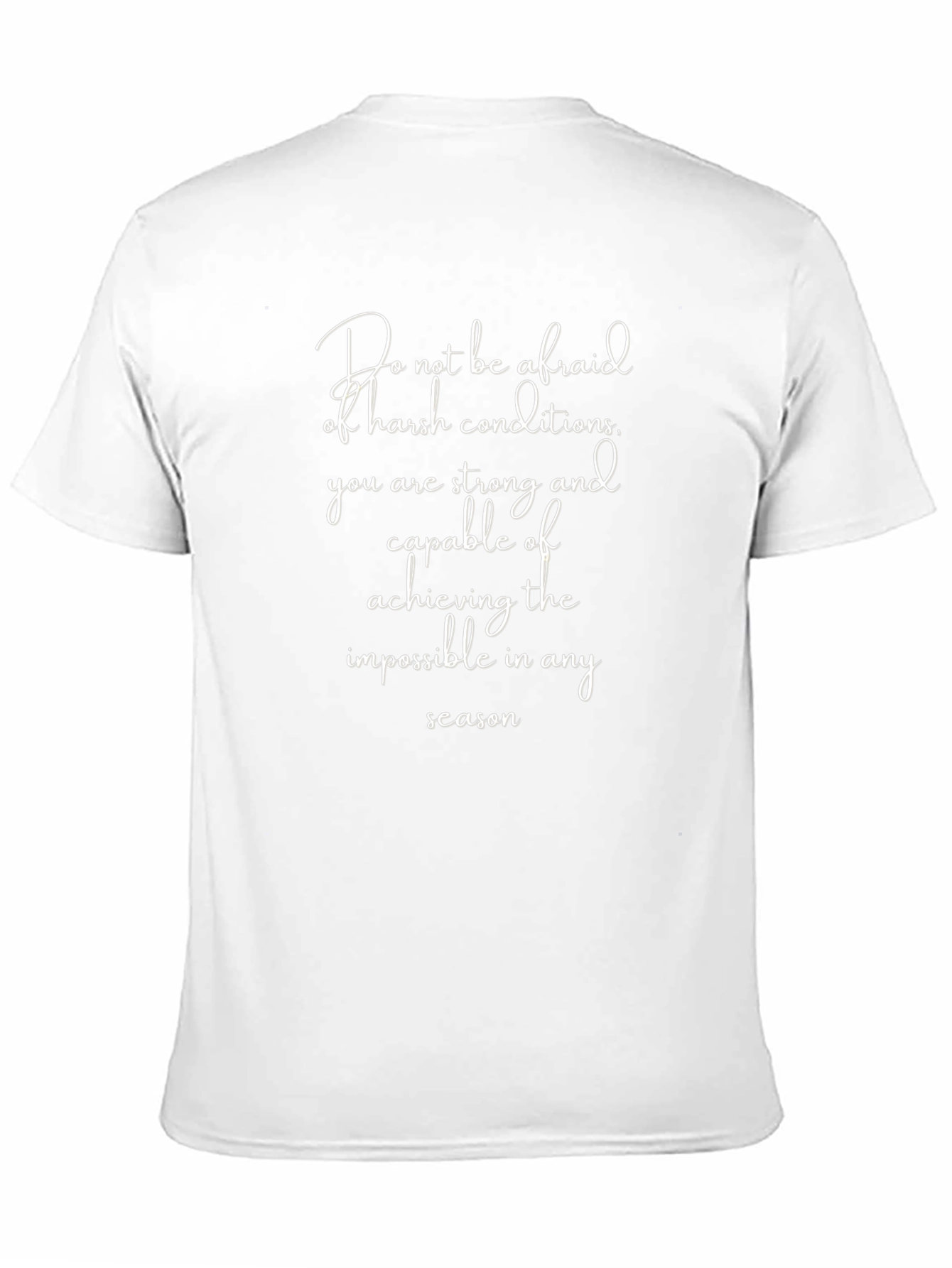 Motivational T-Shirt: Strong & Capable Design