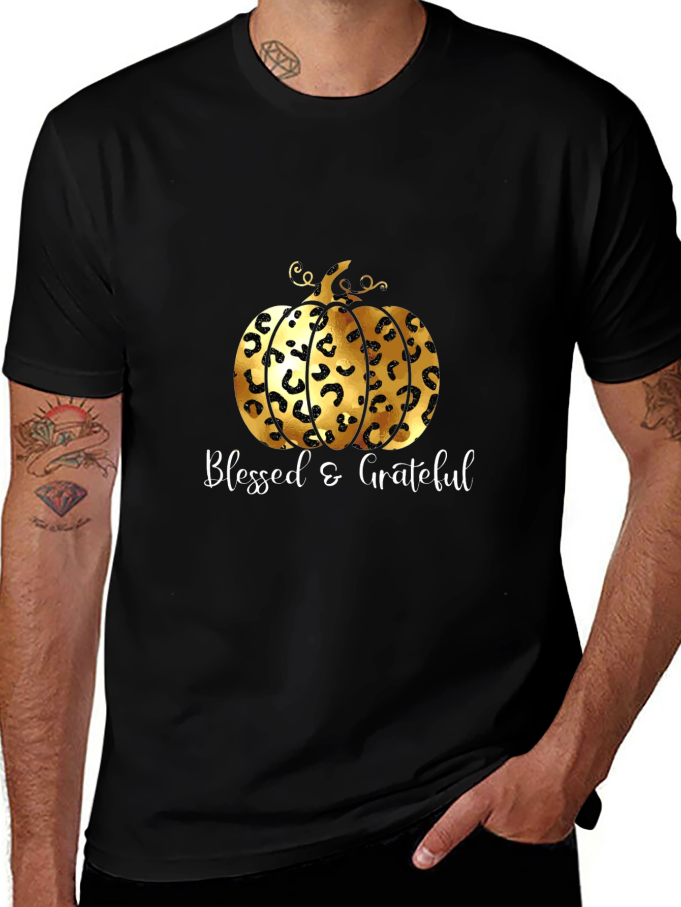 Blessed & Grateful Pumpkin Graphic Tee
