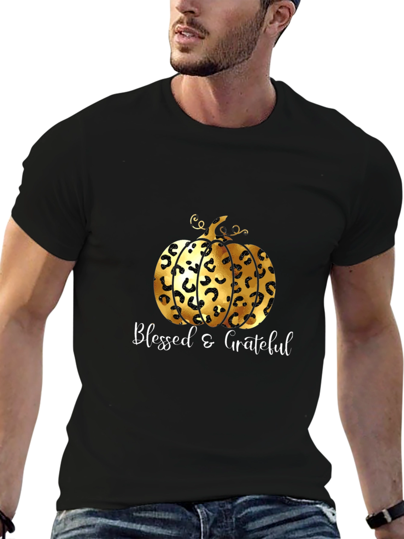 Blessed & Grateful Pumpkin Graphic Tee