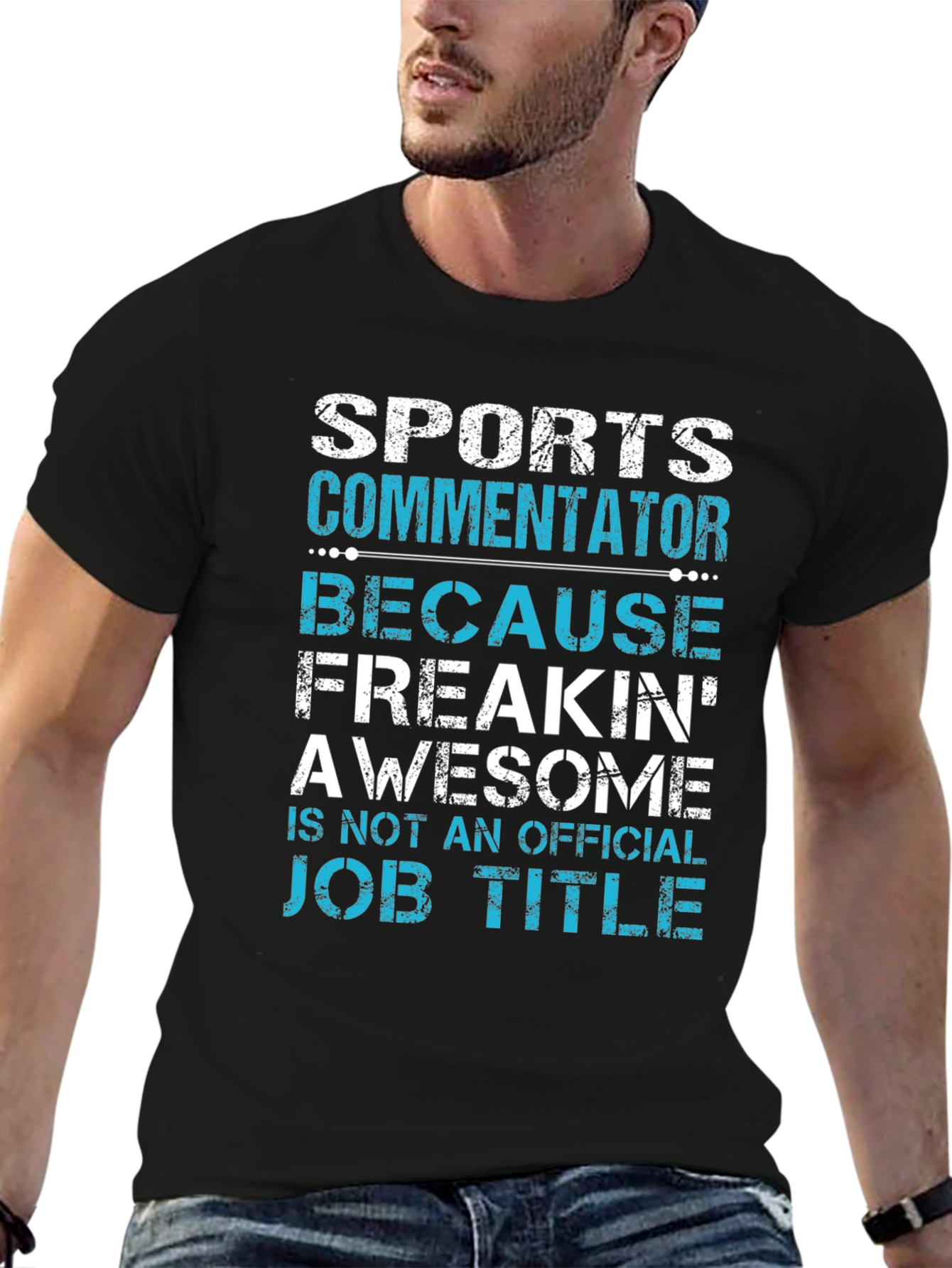 Sports Commentator Funny Graphic T-Shirt