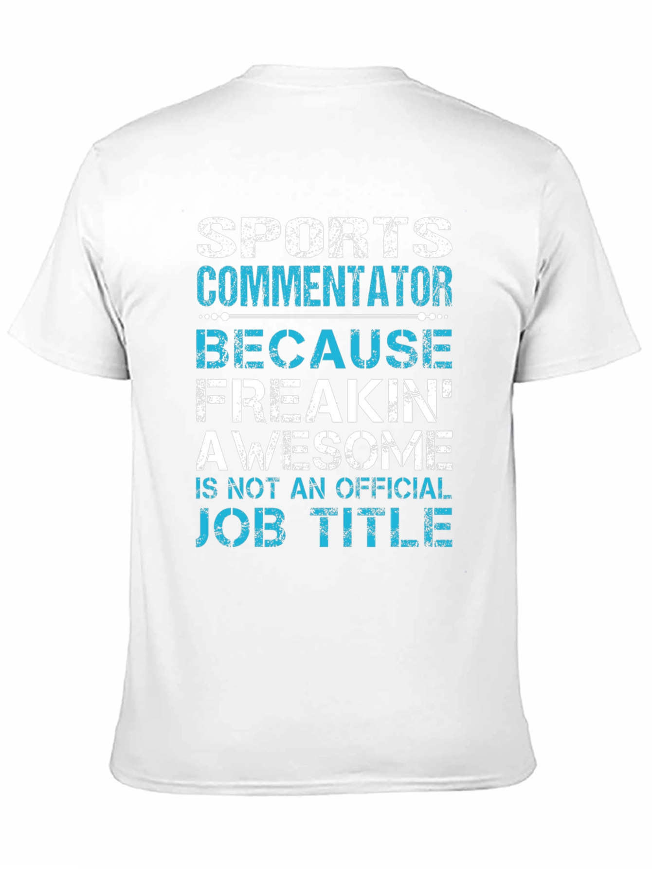Sports Commentator Funny Graphic T-Shirt
