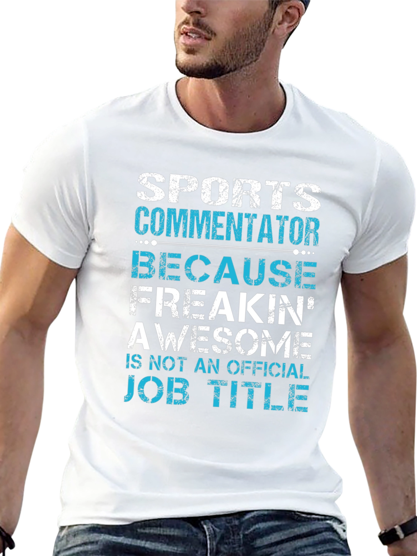 Sports Commentator Funny Graphic T-Shirt