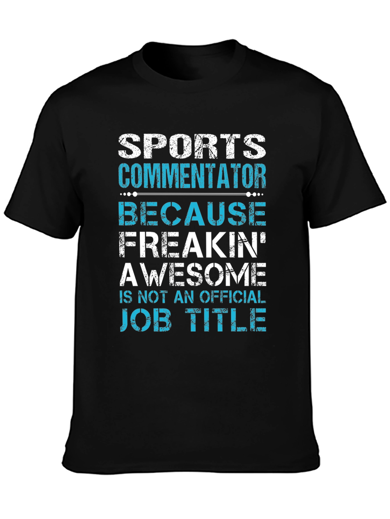 Sports Commentator Funny Graphic T-Shirt
