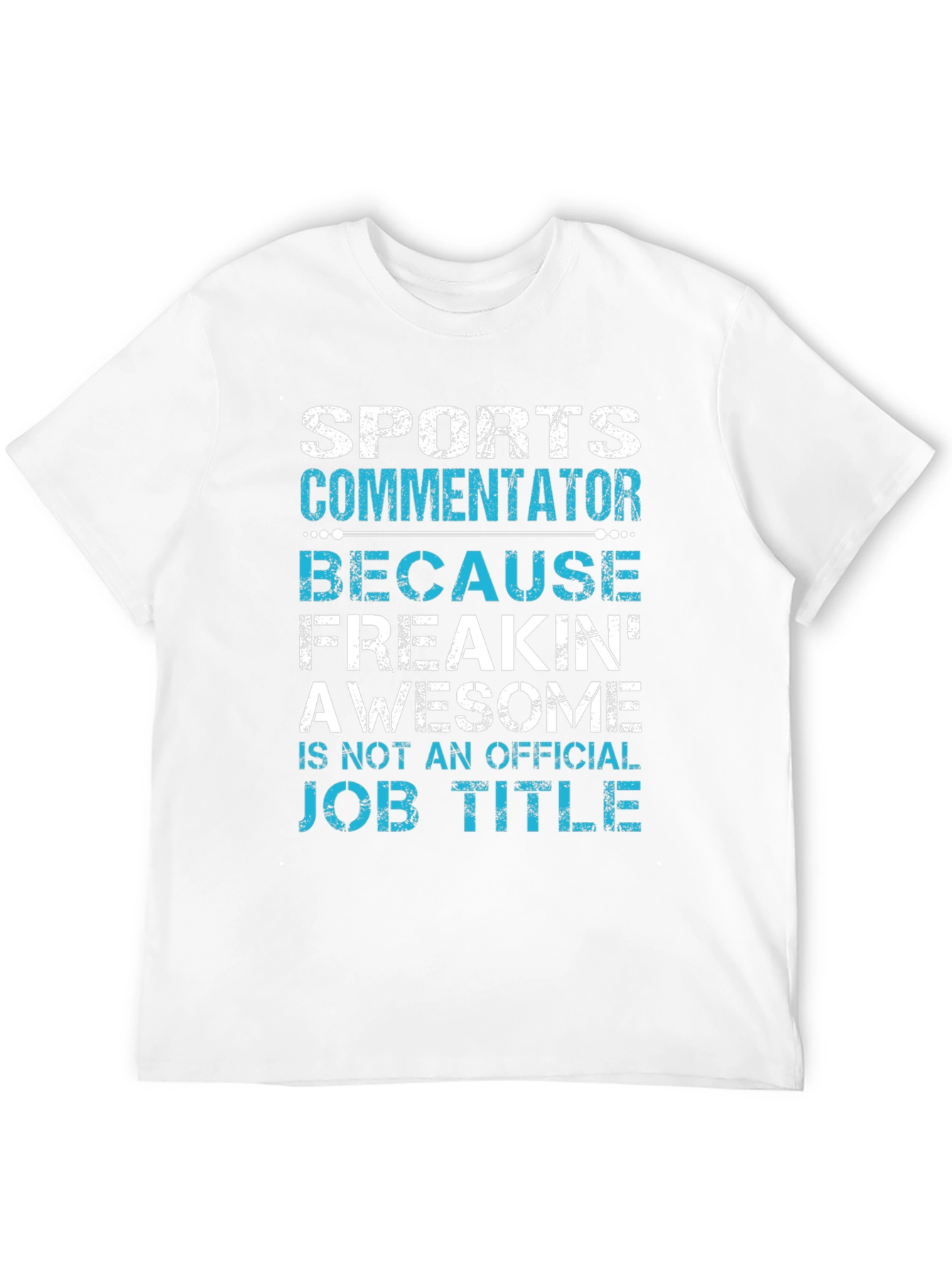 Sports Commentator Funny Graphic T-Shirt