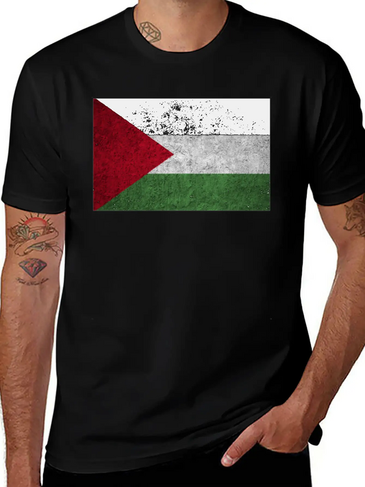 Palestinian Flag Unisex Casual T-Shirt – Clean Design For Daily Comfort