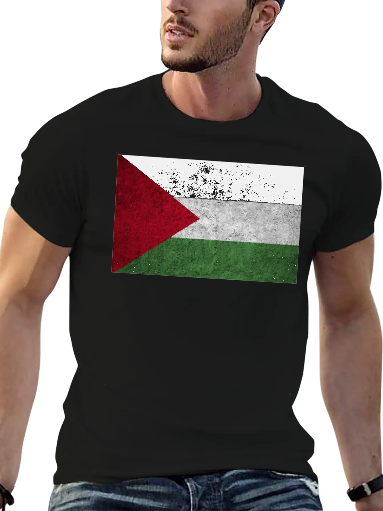 Palestinian Flag Unisex Casual T-Shirt – Clean Design For Daily Comfort