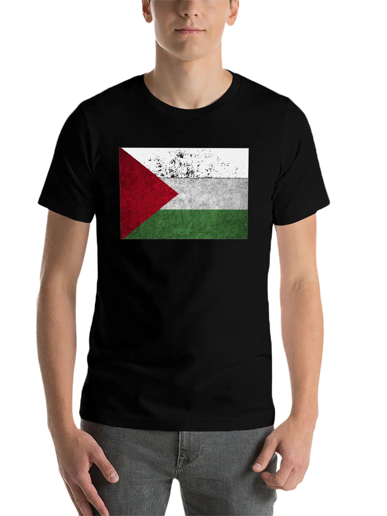 Palestinian Flag Unisex Casual T-Shirt – Clean Design For Daily Comfort