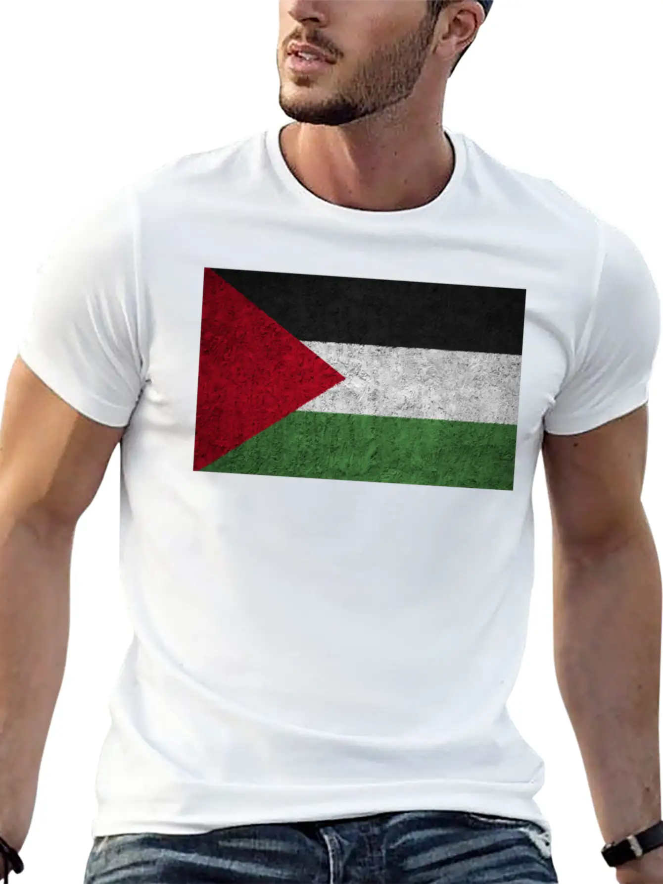 Palestinian Flag Unisex Casual T-Shirt – Clean Design For Daily Comfort