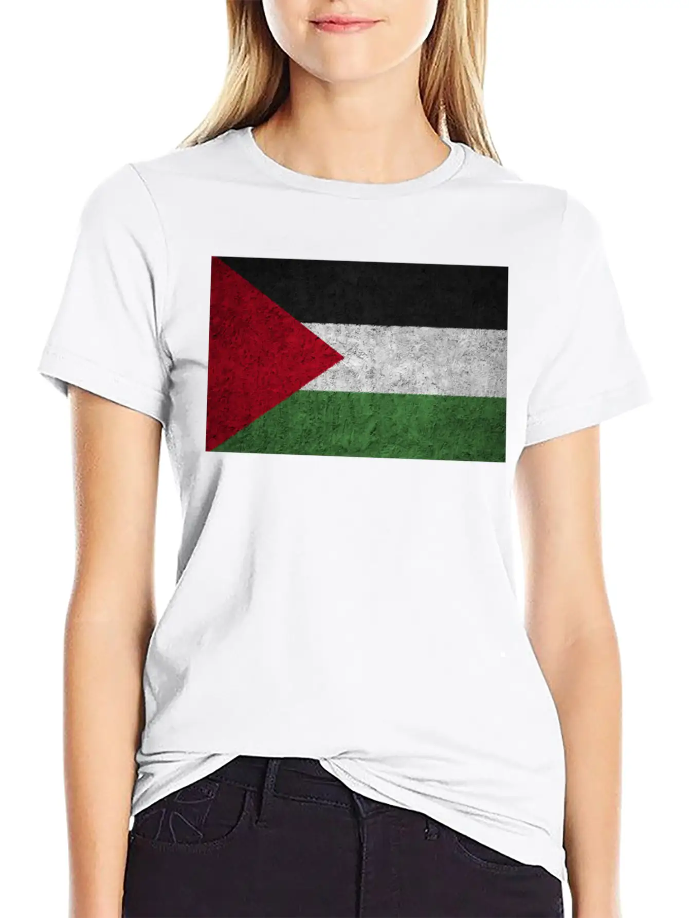 Palestinian Flag Unisex Casual T-Shirt – Clean Design For Daily Comfort