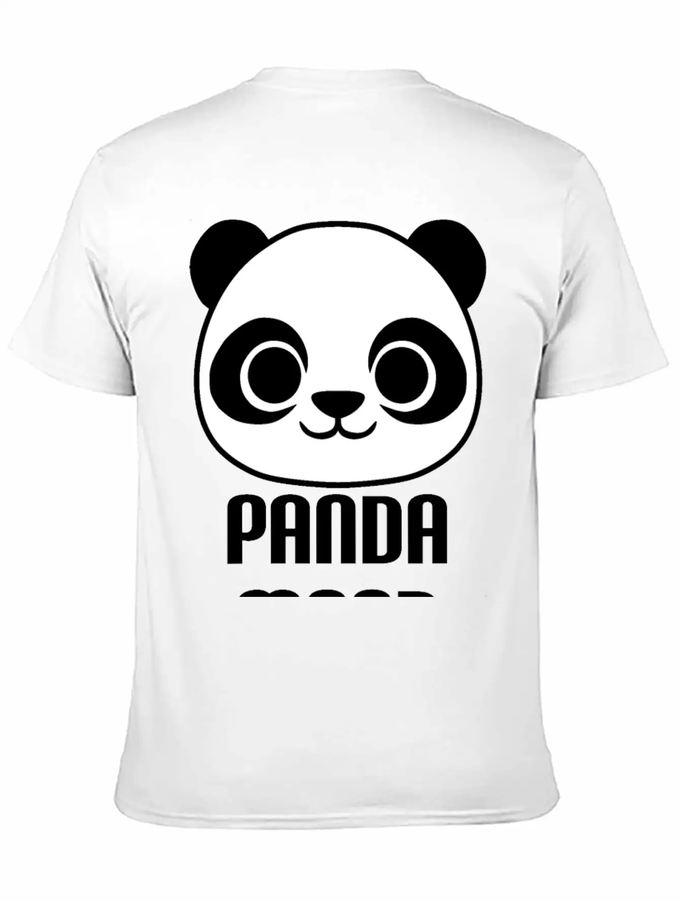 Panda Mood : Cute Panda Illustration Unisex Casual T-Shirt – Clean Design For Daily Comfort