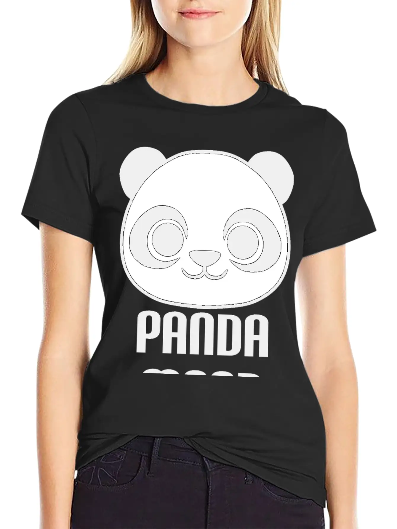 Panda Mood : Cute Panda Illustration Unisex Casual T-Shirt – Clean Design For Daily Comfort