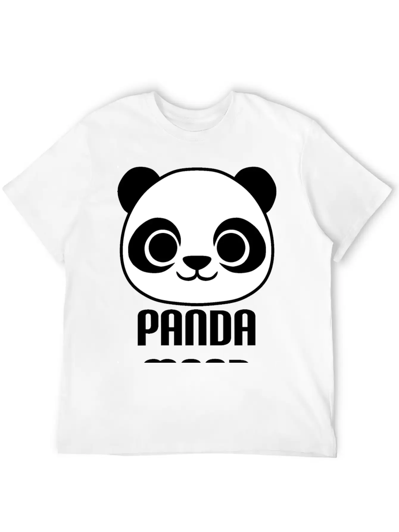 Panda Mood : Cute Panda Illustration Unisex Casual T-Shirt – Clean Design For Daily Comfort