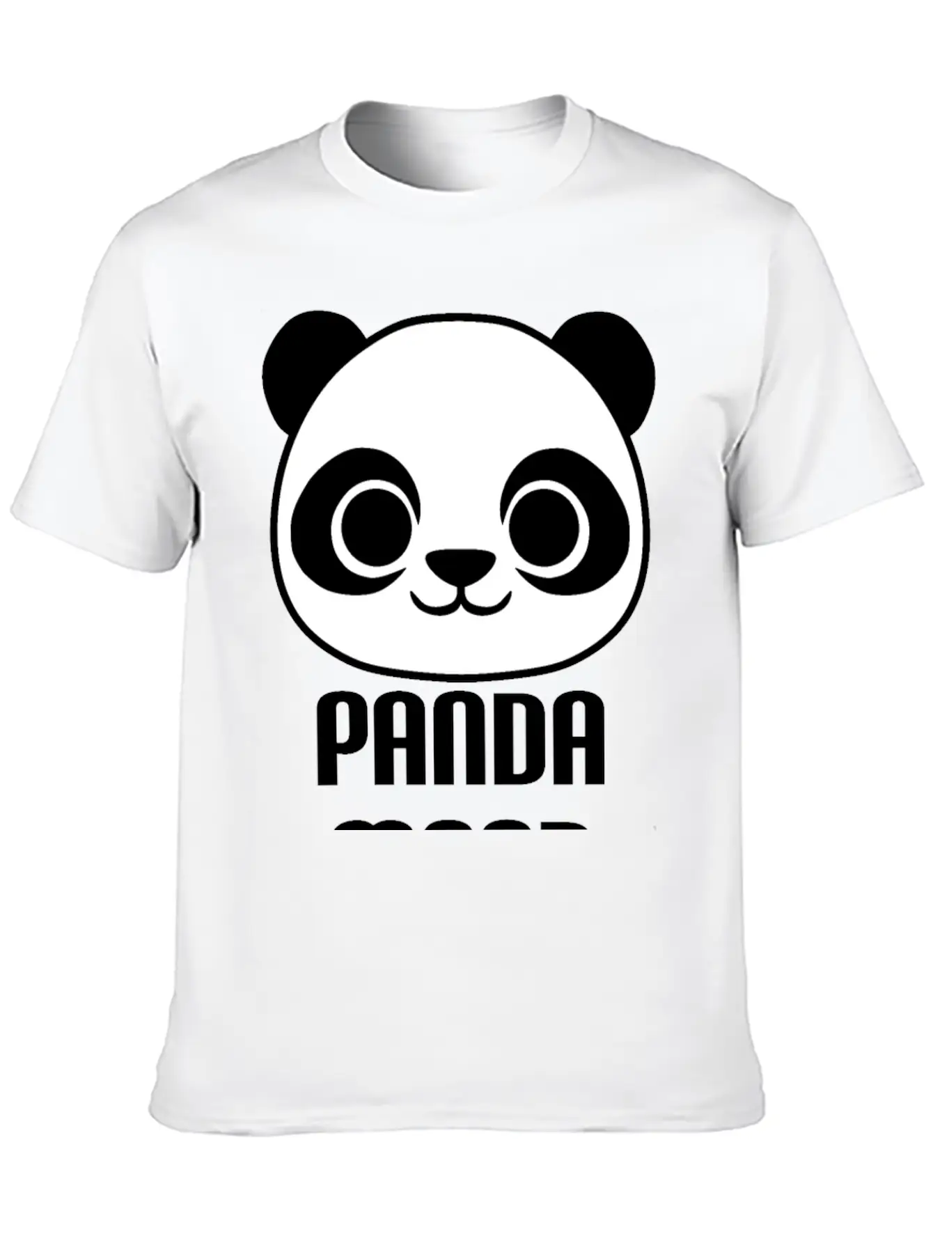 Panda Mood : Cute Panda Illustration Unisex Casual T-Shirt – Clean Design For Daily Comfort