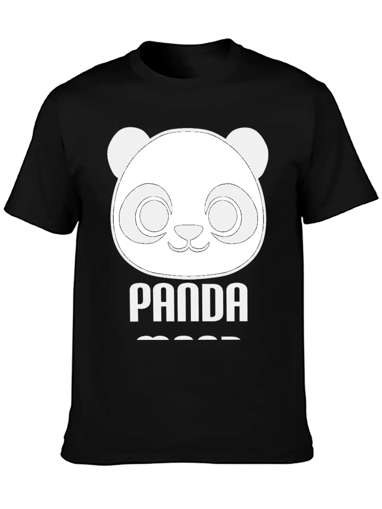Panda Mood : Cute Panda Illustration Unisex Casual T-Shirt – Clean Design For Daily Comfort
