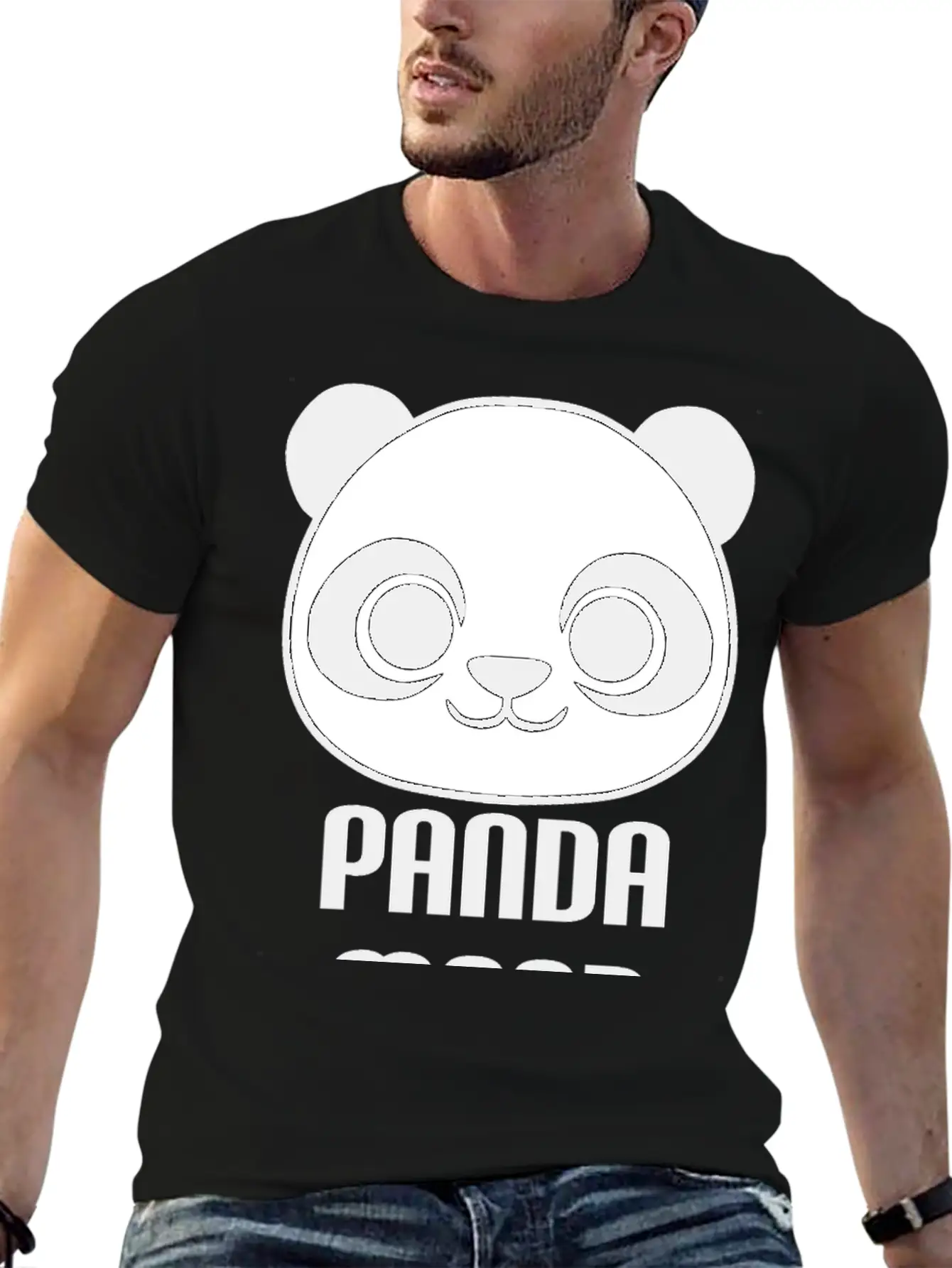 Panda Mood : Cute Panda Illustration Unisex Casual T-Shirt – Clean Design For Daily Comfort