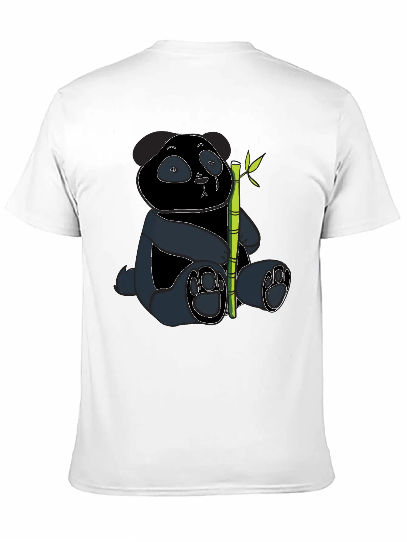 Panda With Bamboo Stalk Unisex Casual T-Shirt – Clean Design For Daily Comfort