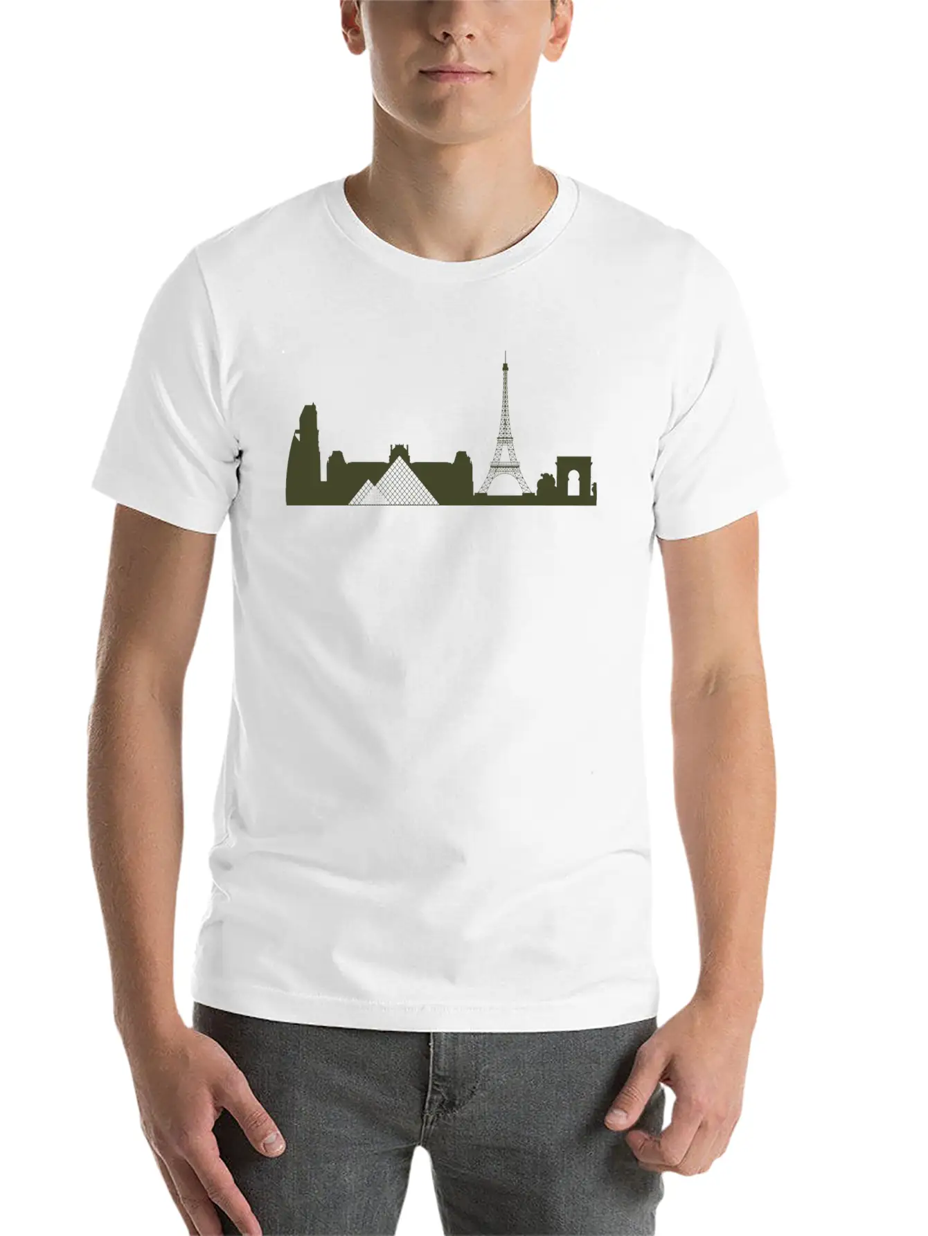 Paris, France Unisex Casual T-Shirt – Clean Design For Daily Comfort