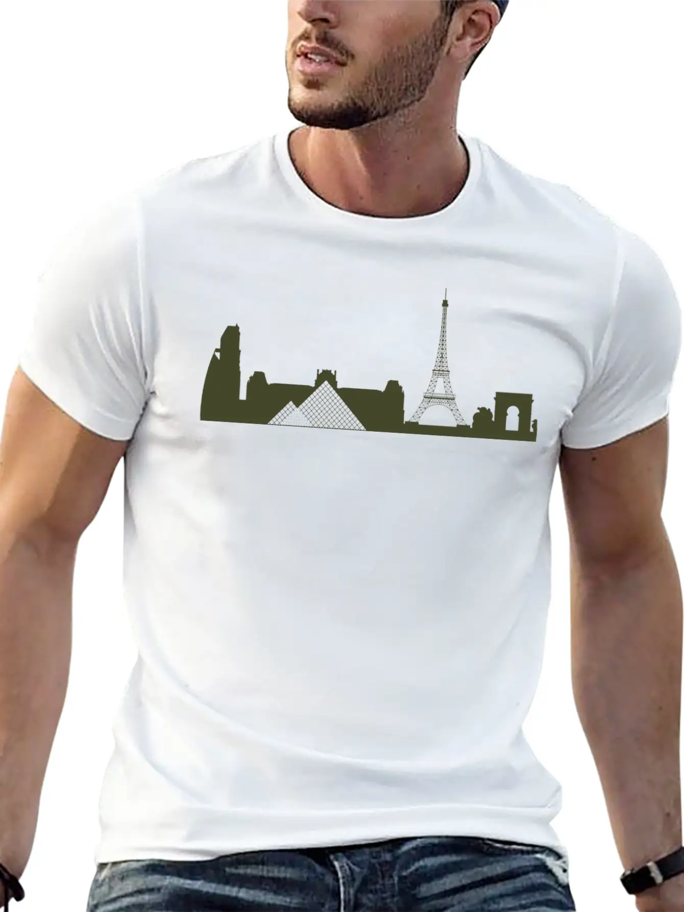 Paris, France Unisex Casual T-Shirt – Clean Design For Daily Comfort