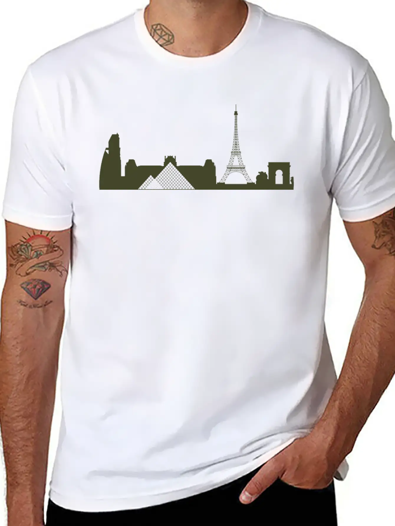 Paris, France Unisex Casual T-Shirt – Clean Design For Daily Comfort