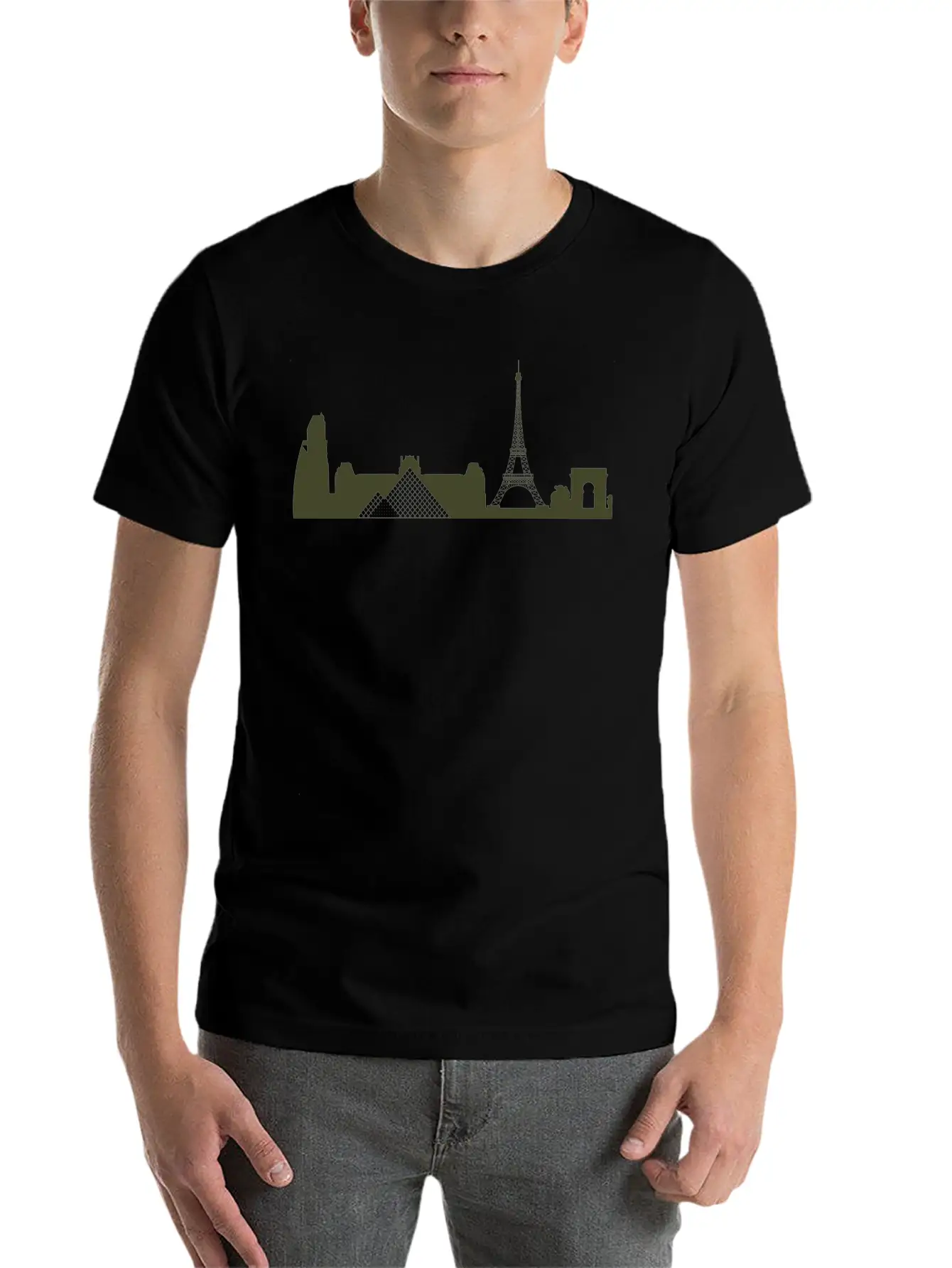 Paris, France Unisex Casual T-Shirt – Clean Design For Daily Comfort