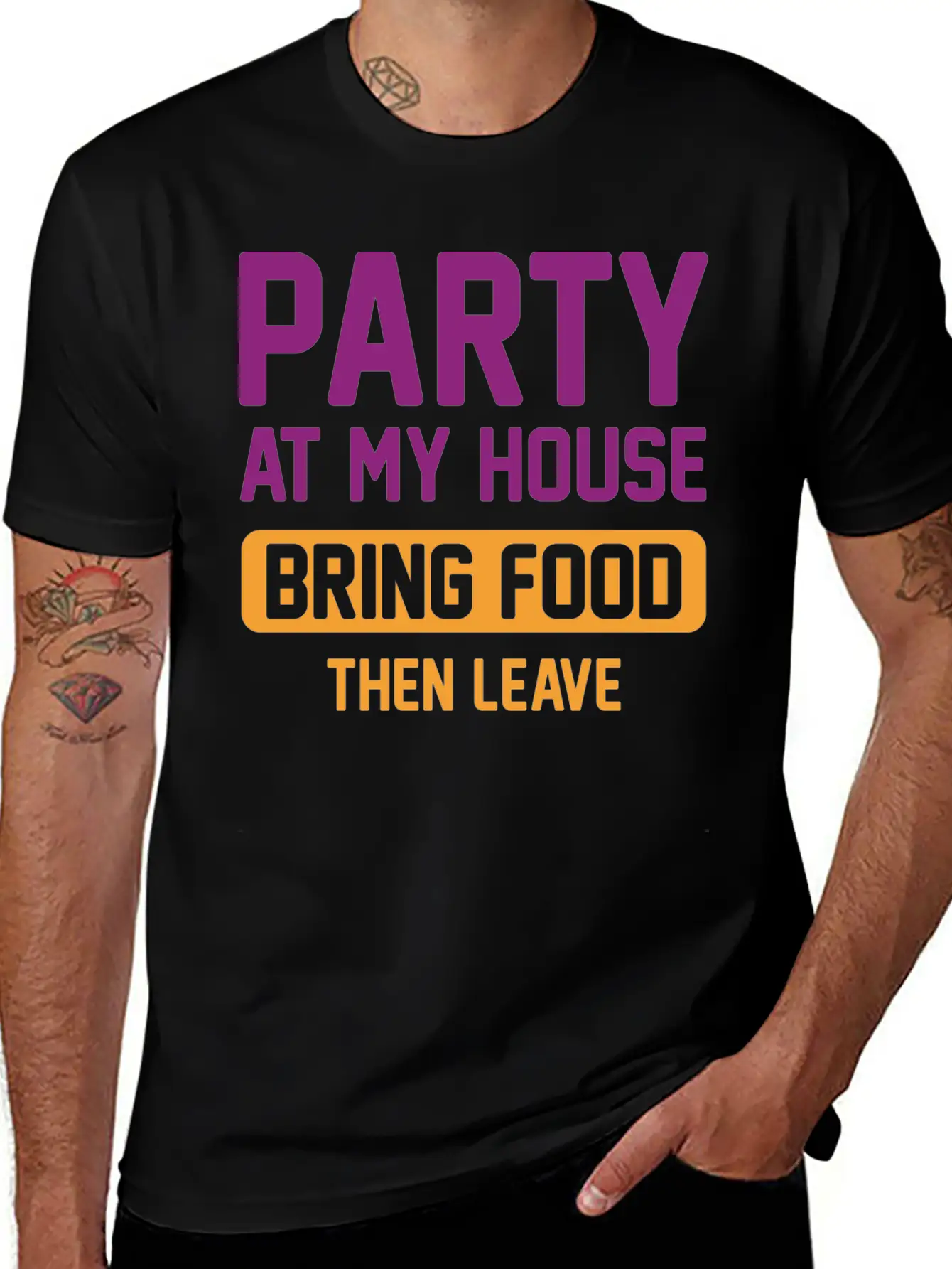 Party At My House Unisex Casual T-Shirt – Clean Design For Daily Comfort