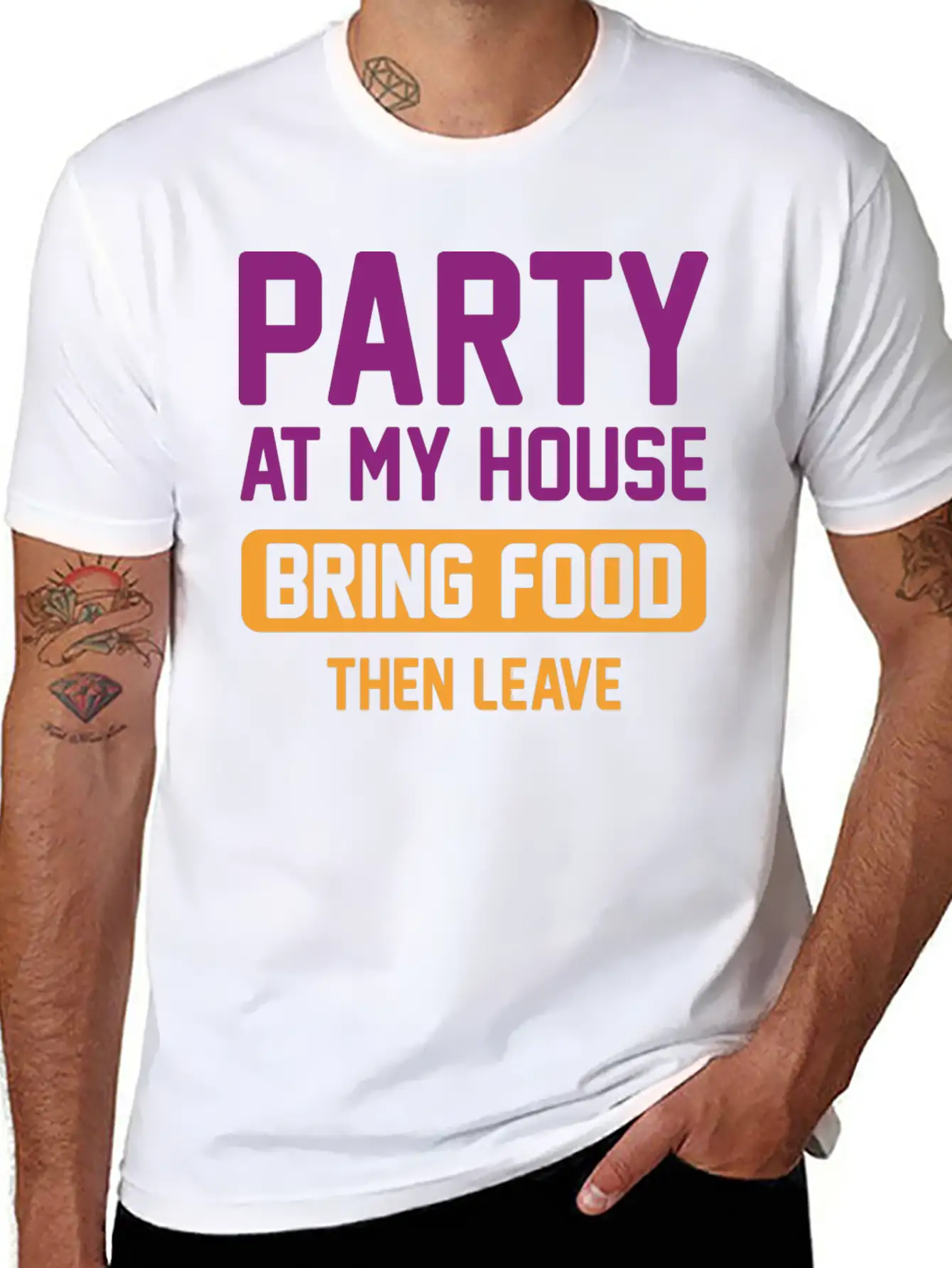 Party At My House Unisex Casual T-Shirt – Clean Design For Daily Comfort
