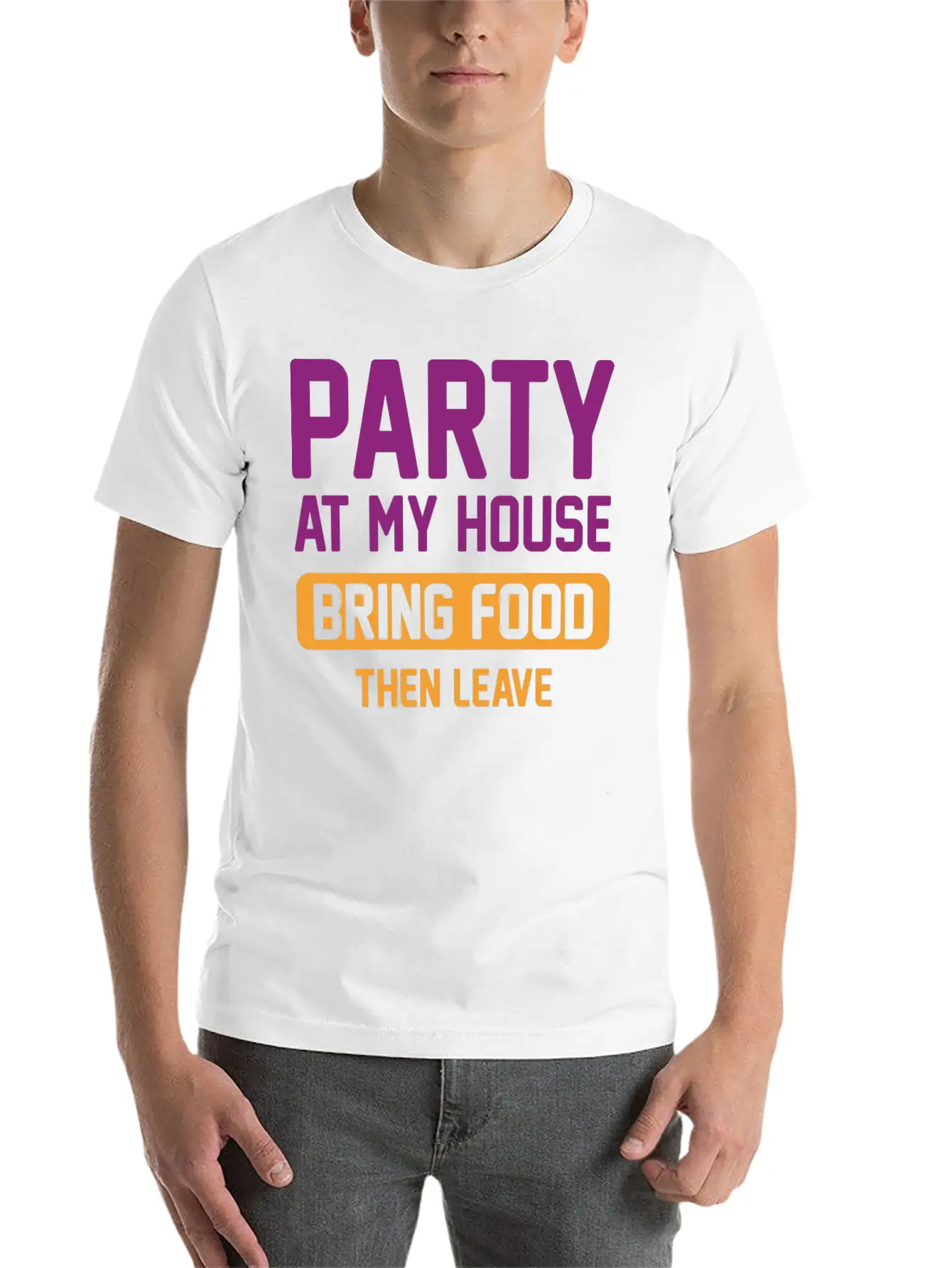 Party At My House Unisex Casual T-Shirt – Clean Design For Daily Comfort