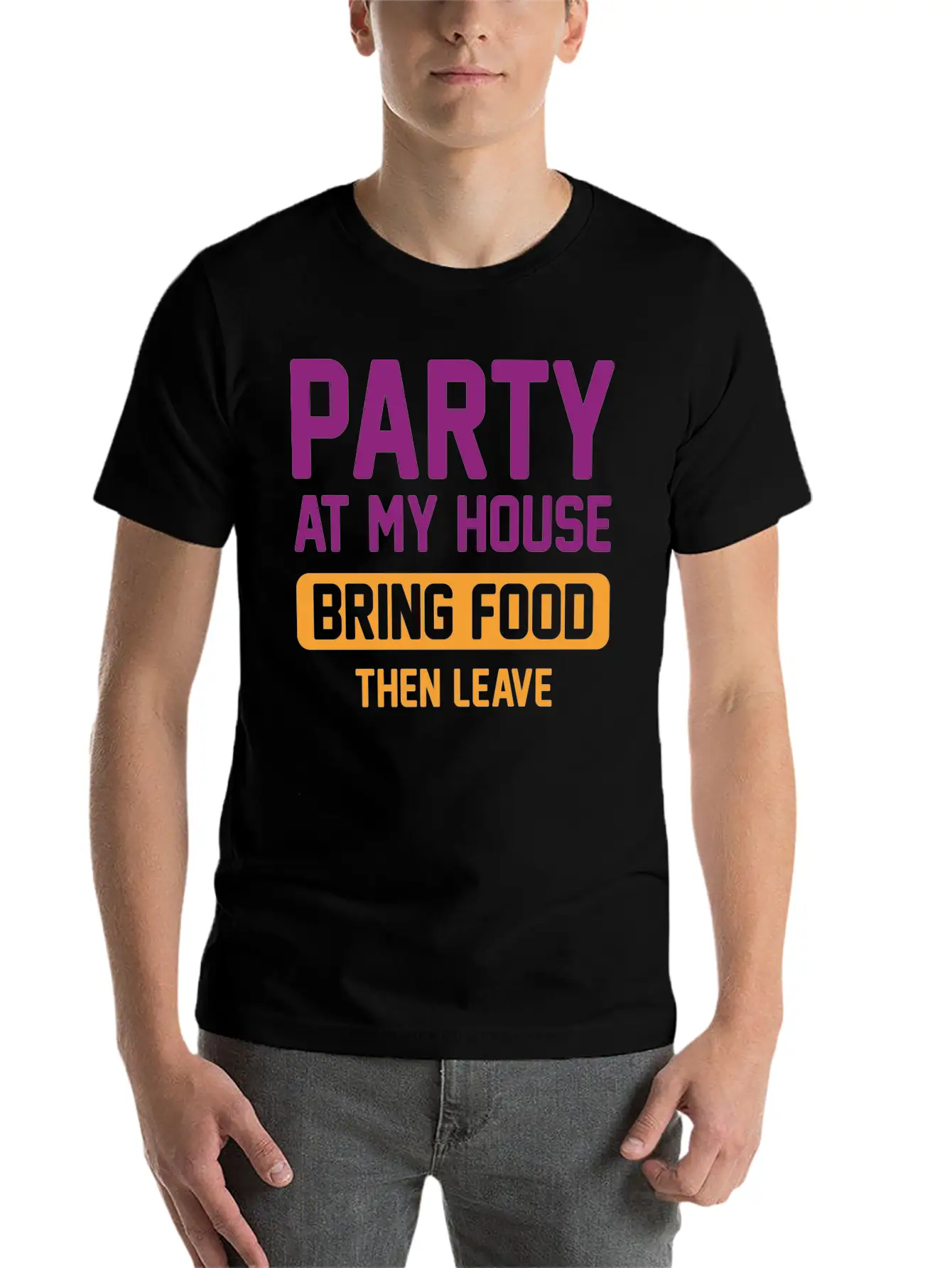 Party At My House Unisex Casual T-Shirt – Clean Design For Daily Comfort