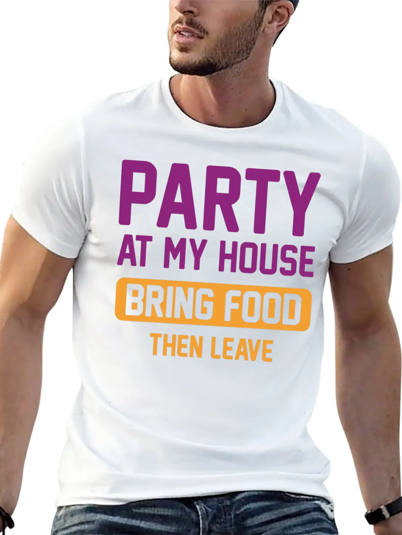 Party At My House Unisex Casual T-Shirt – Clean Design For Daily Comfort
