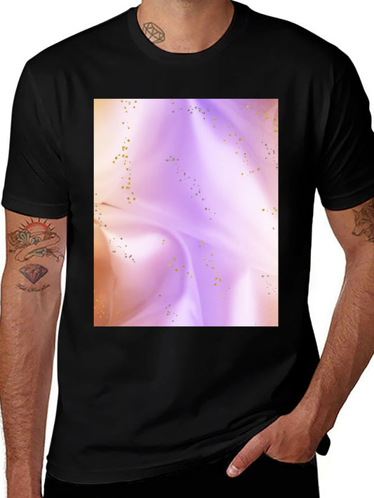 Abstract Swirls Black T-Shirt