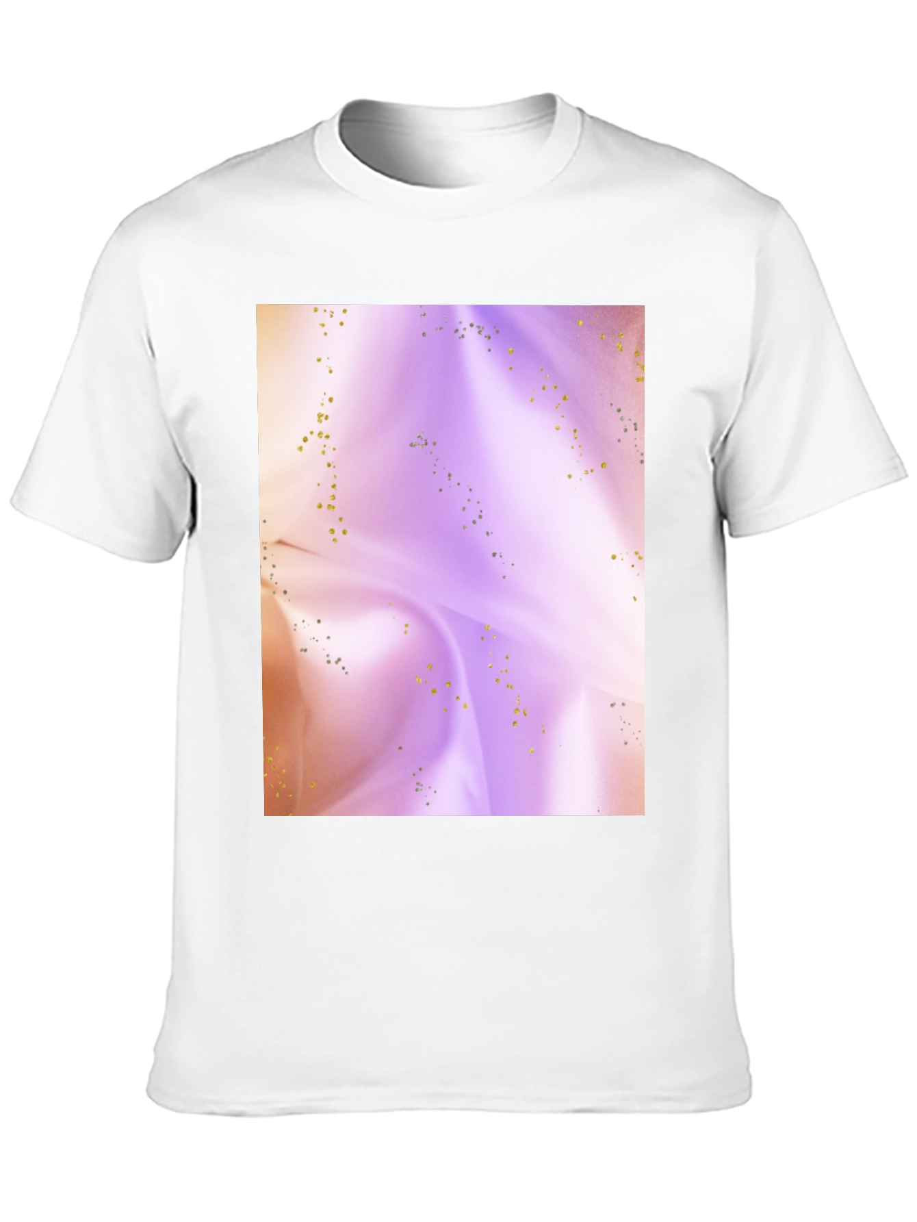 Abstract Swirls Black T-Shirt