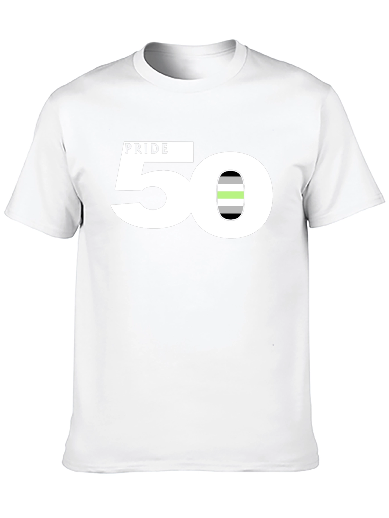 Agender Pride 50 T-Shirt - Celebrate Diversity