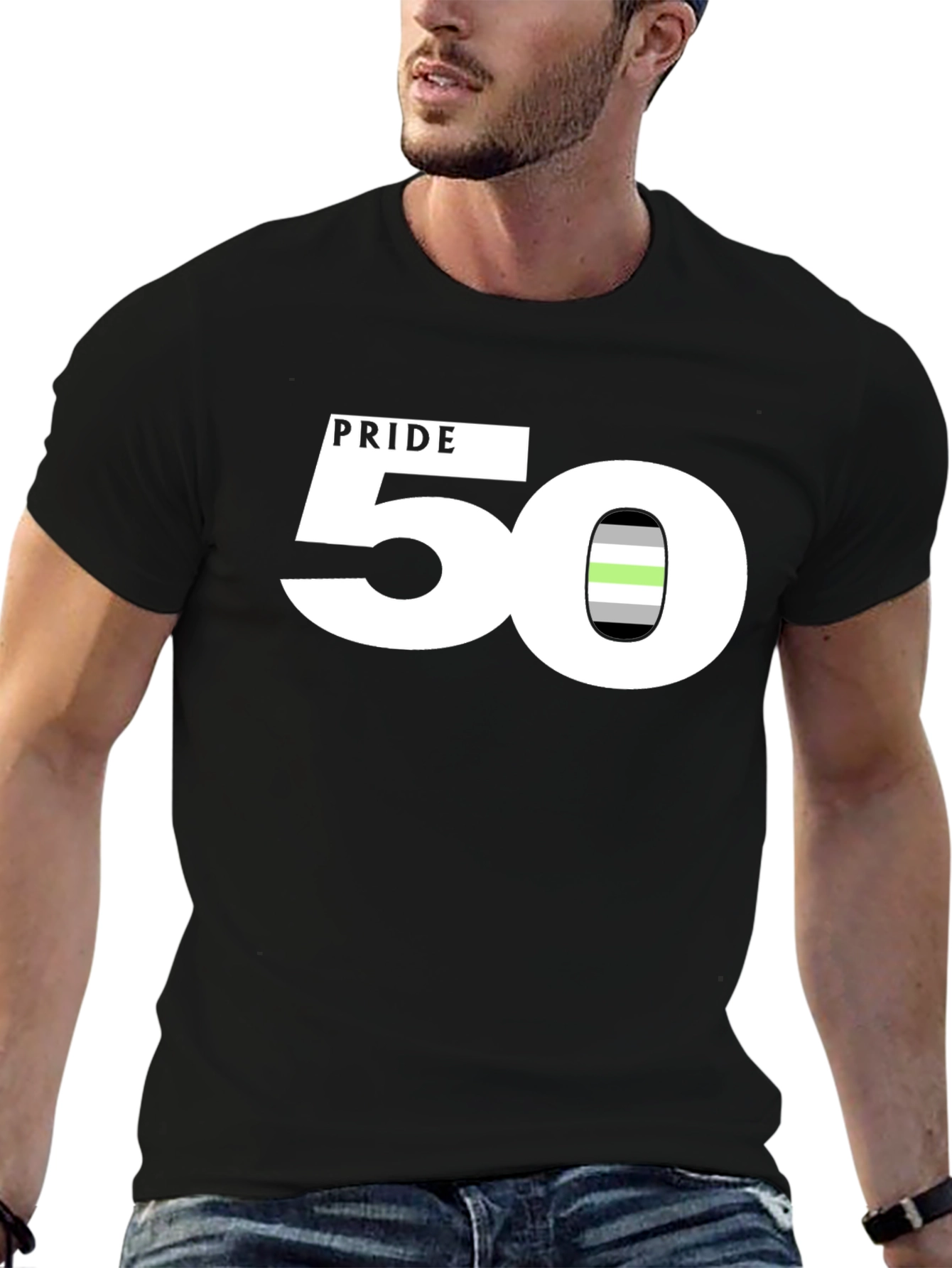Agender Pride 50 T-Shirt - Celebrate Diversity