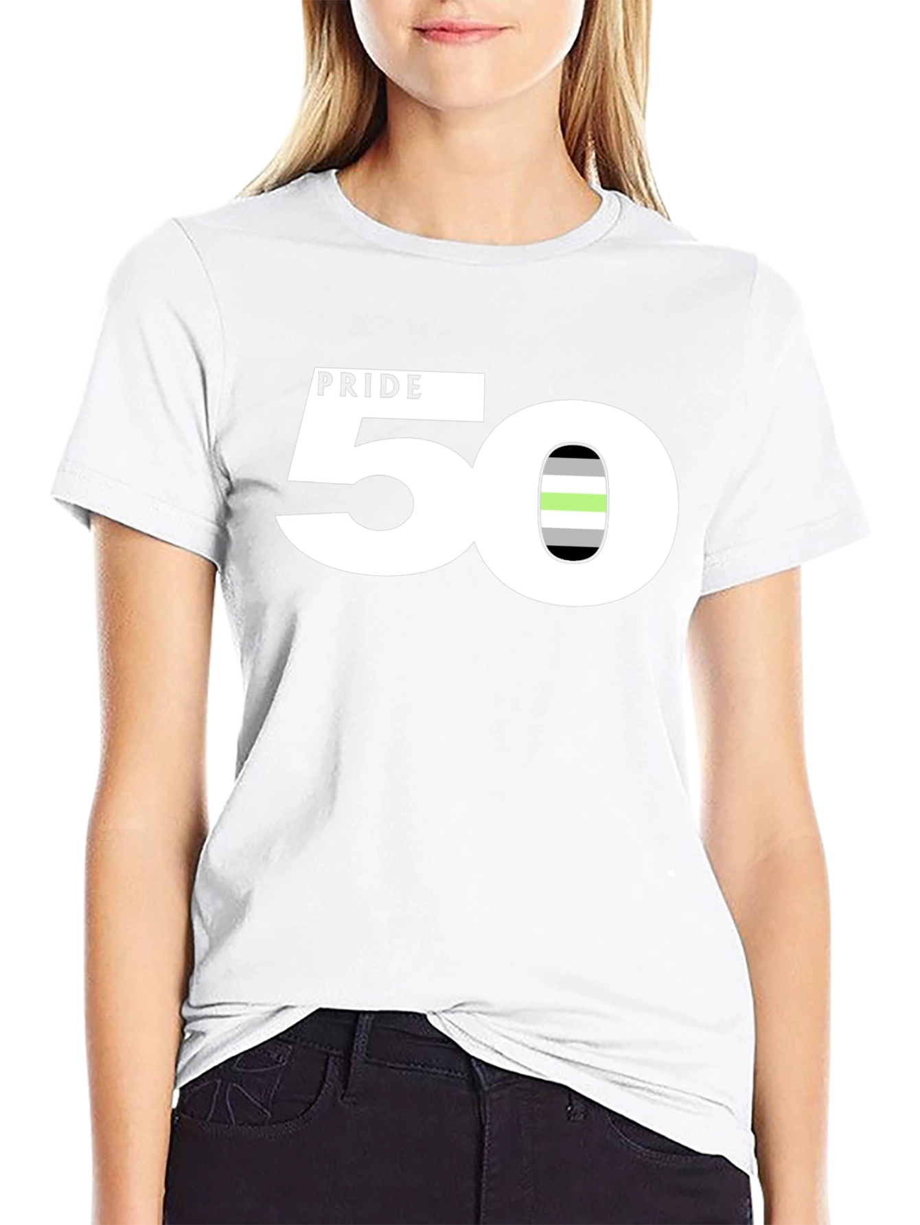 Agender Pride 50 T-Shirt - Celebrate Diversity