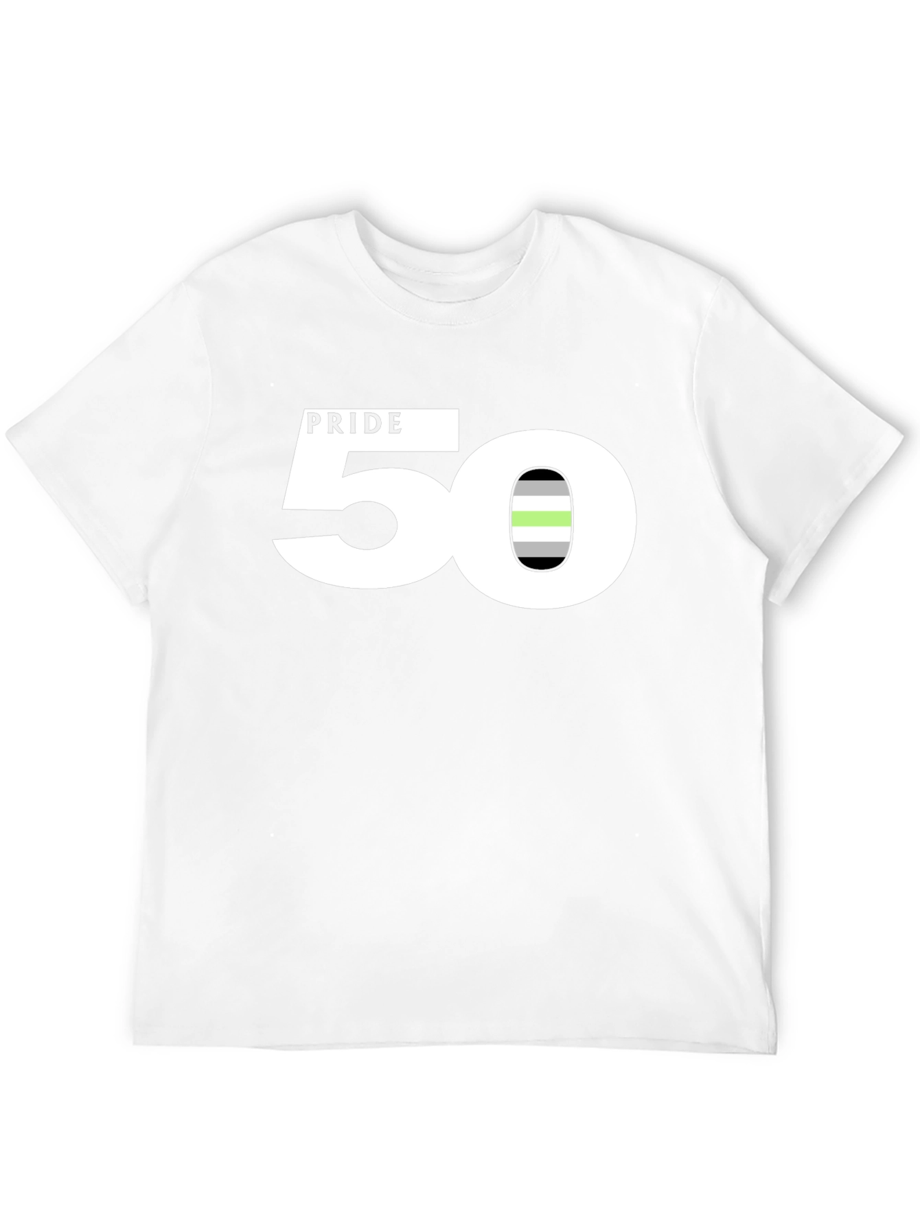 Agender Pride 50 T-Shirt - Celebrate Diversity
