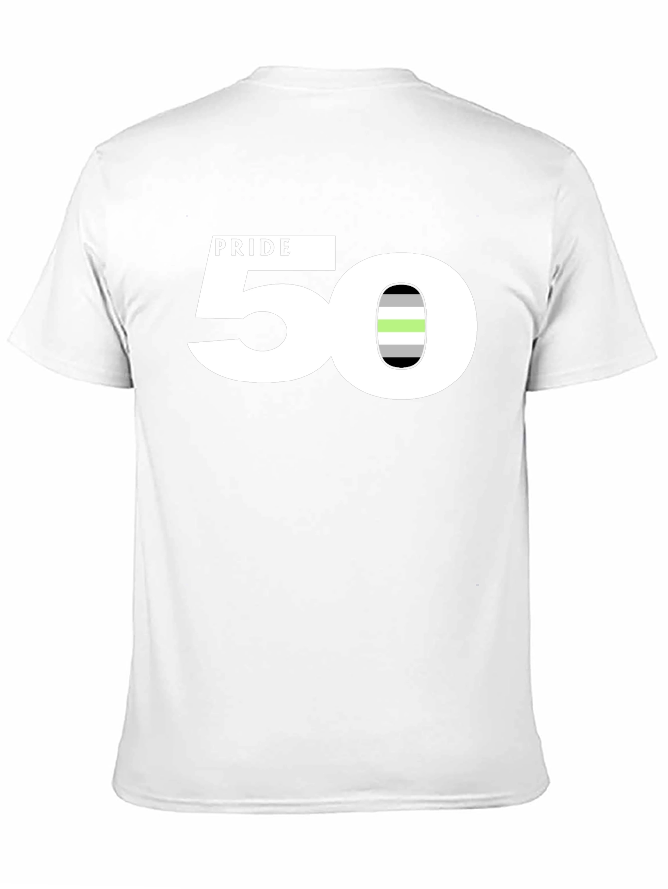 Agender Pride 50 T-Shirt - Celebrate Diversity