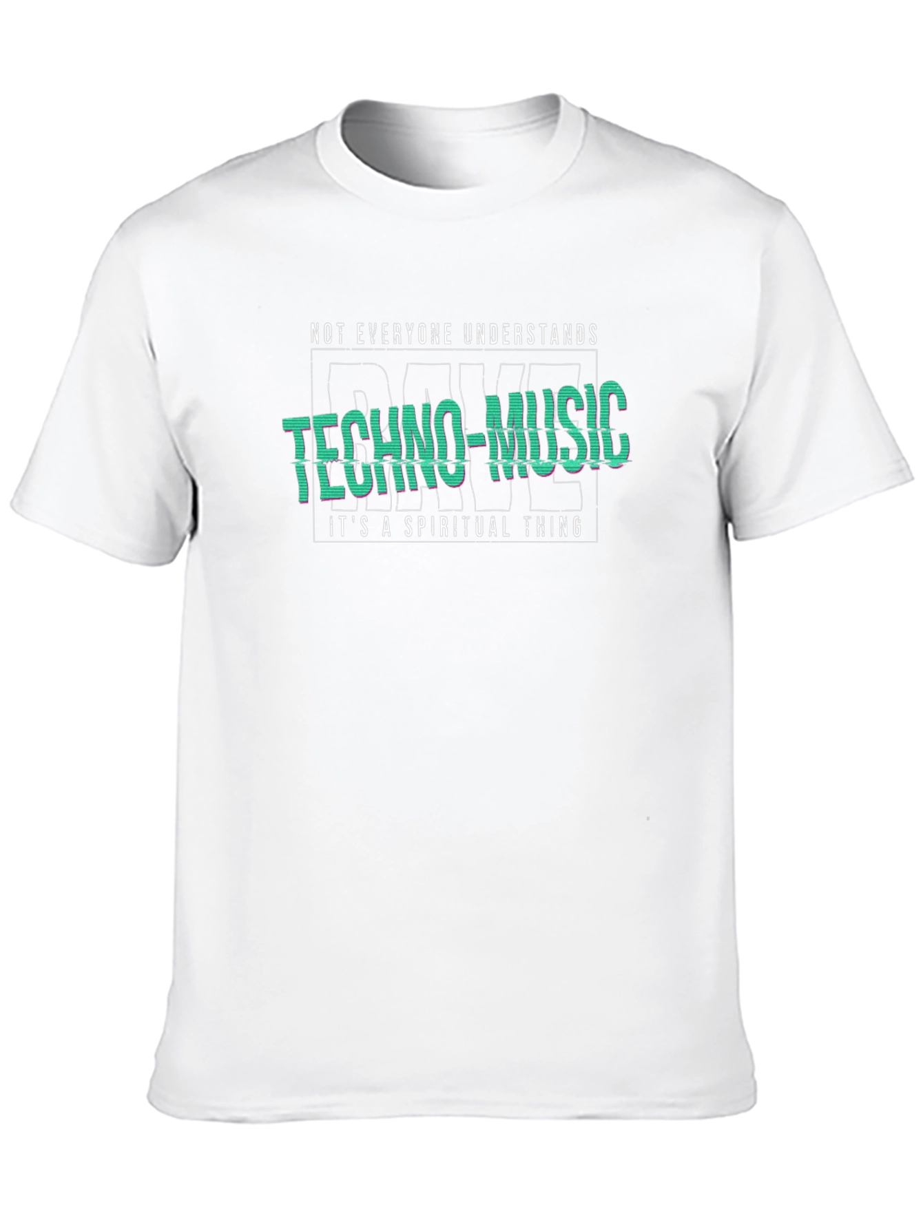 Techno-Music Spiritual T-Shirt - Unique Graphic Tee