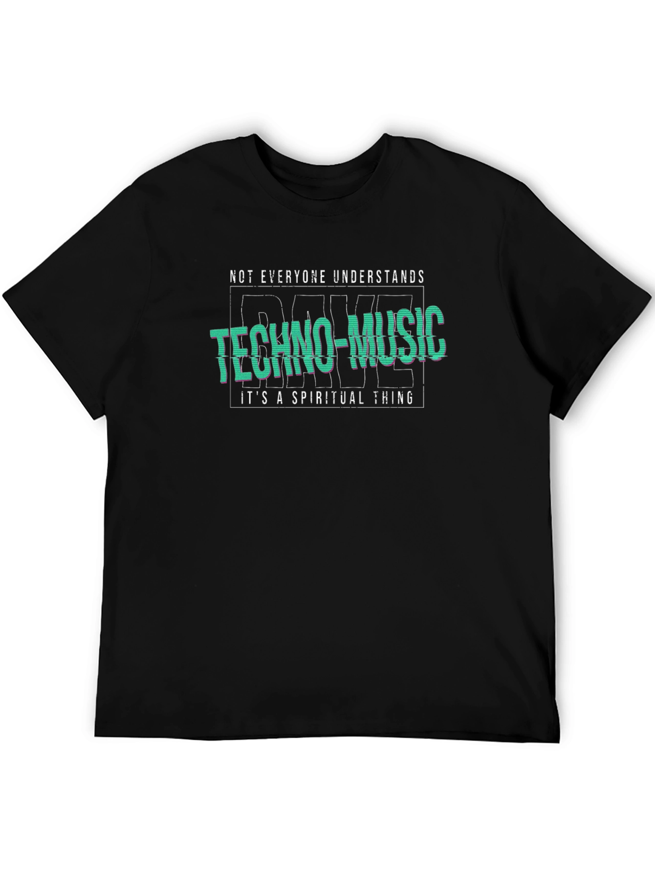 Techno-Music Spiritual T-Shirt - Unique Graphic Tee