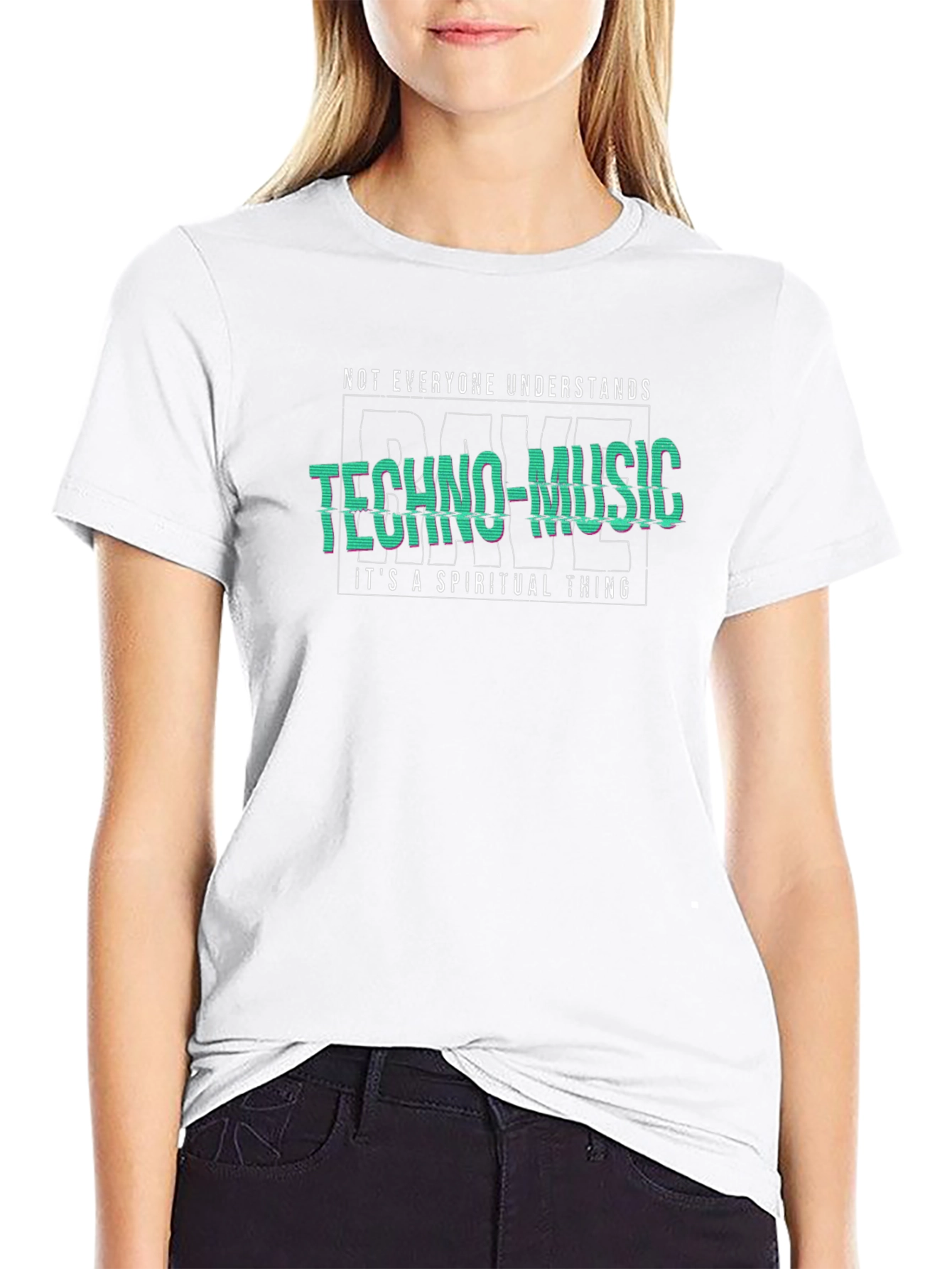 Techno-Music Spiritual T-Shirt - Unique Graphic Tee