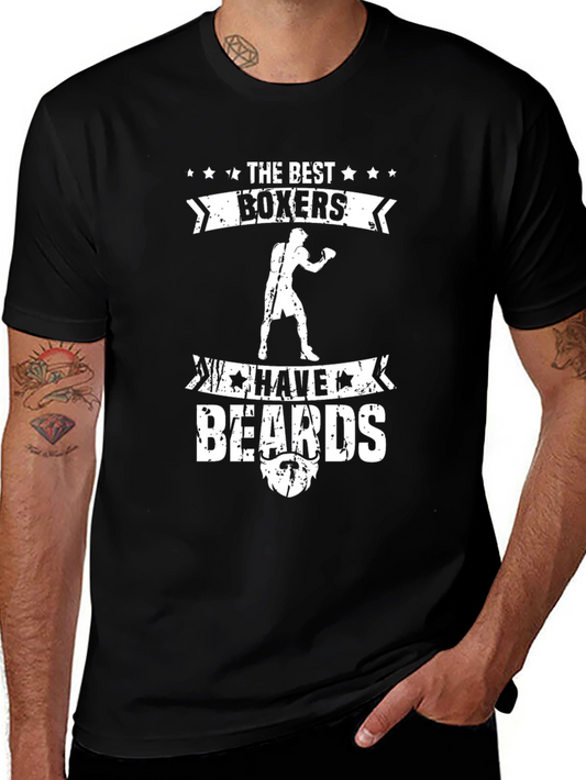 The Best Boxers Have Beards Black T-Shirt