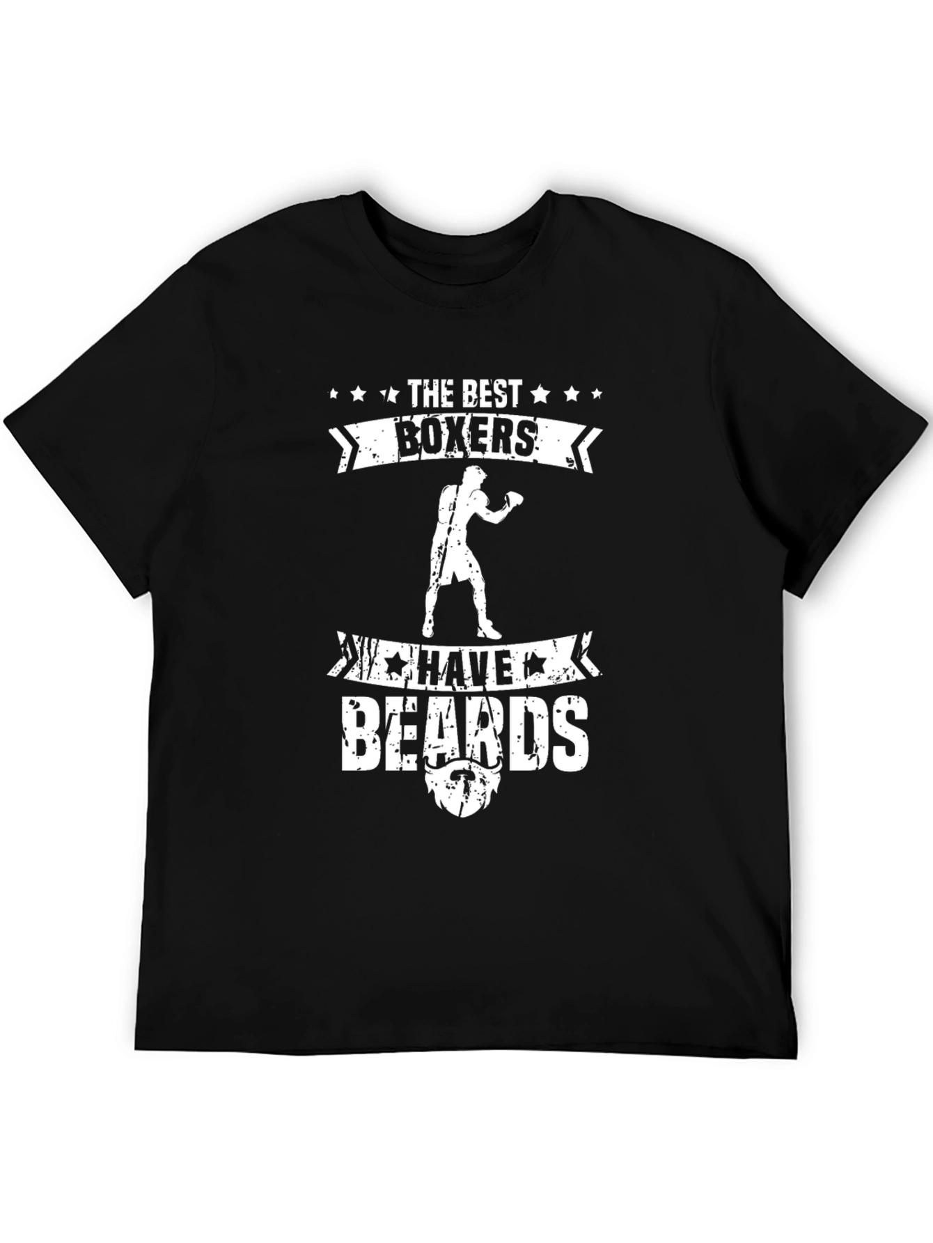 The Best Boxers Have Beards Black T-Shirt