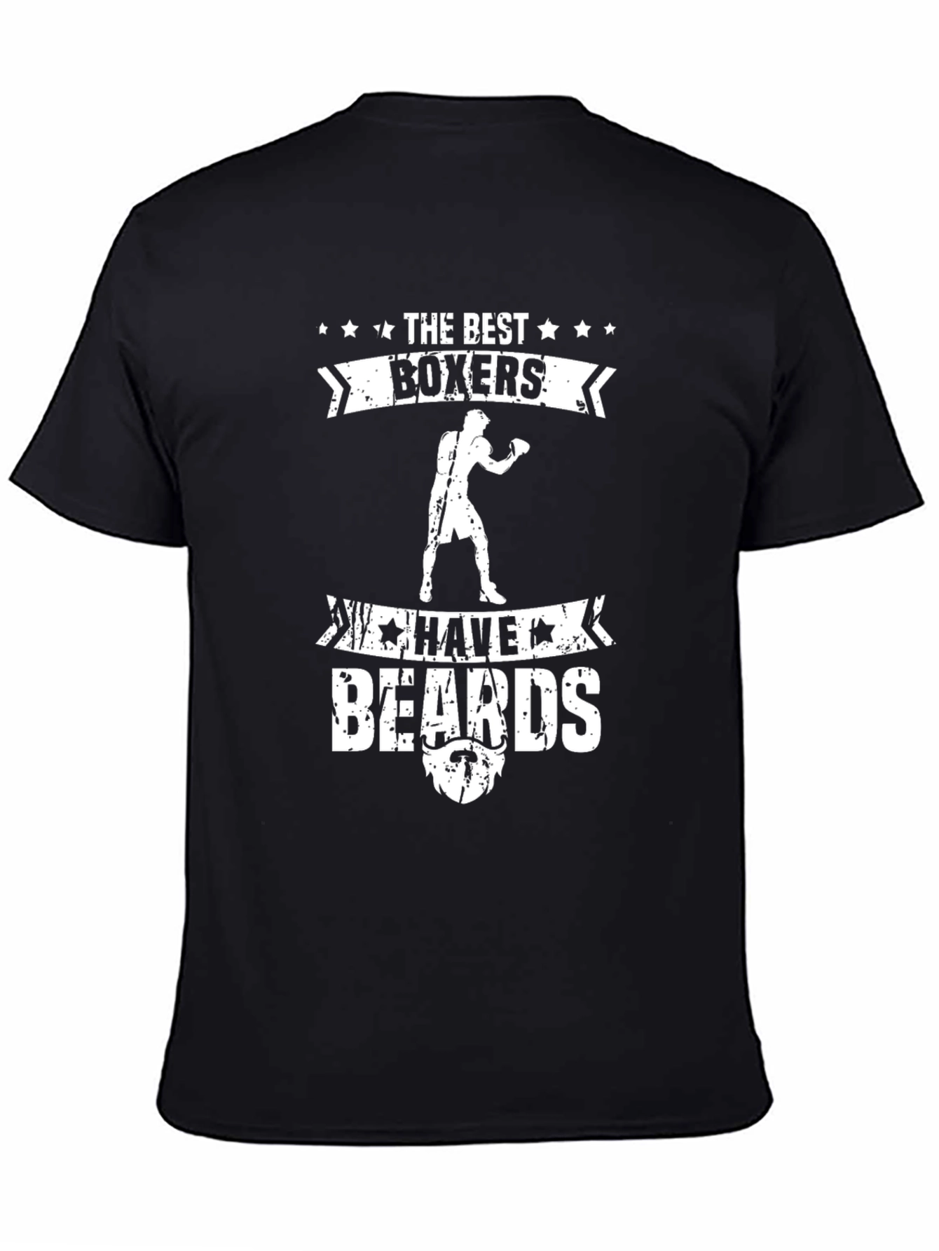 The Best Boxers Have Beards Black T-Shirt