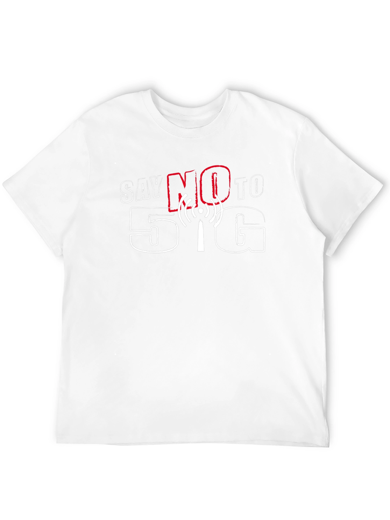 Say NO to 5G Black T-Shirt