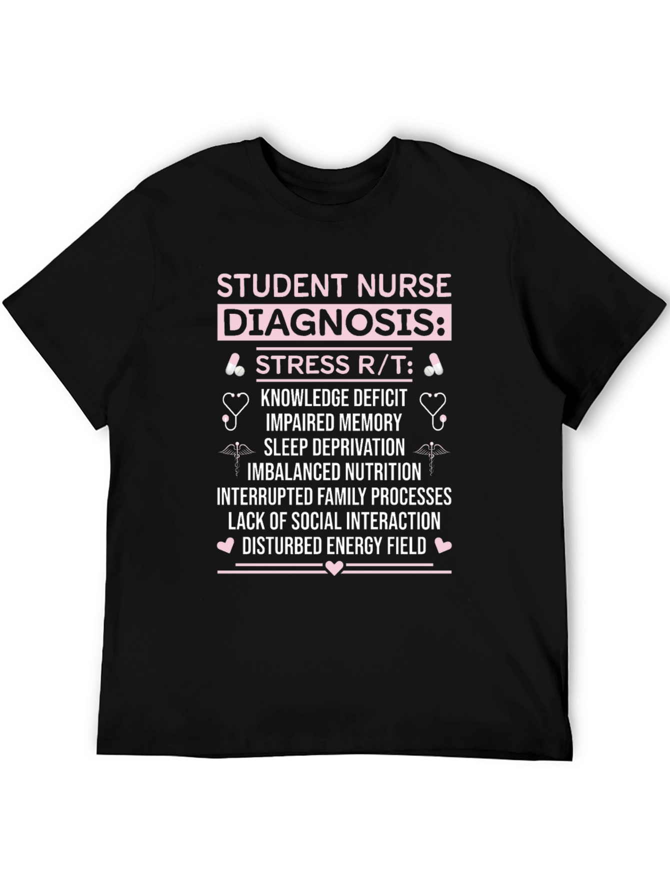 Student Nurse Diagnosis Graphic Tee