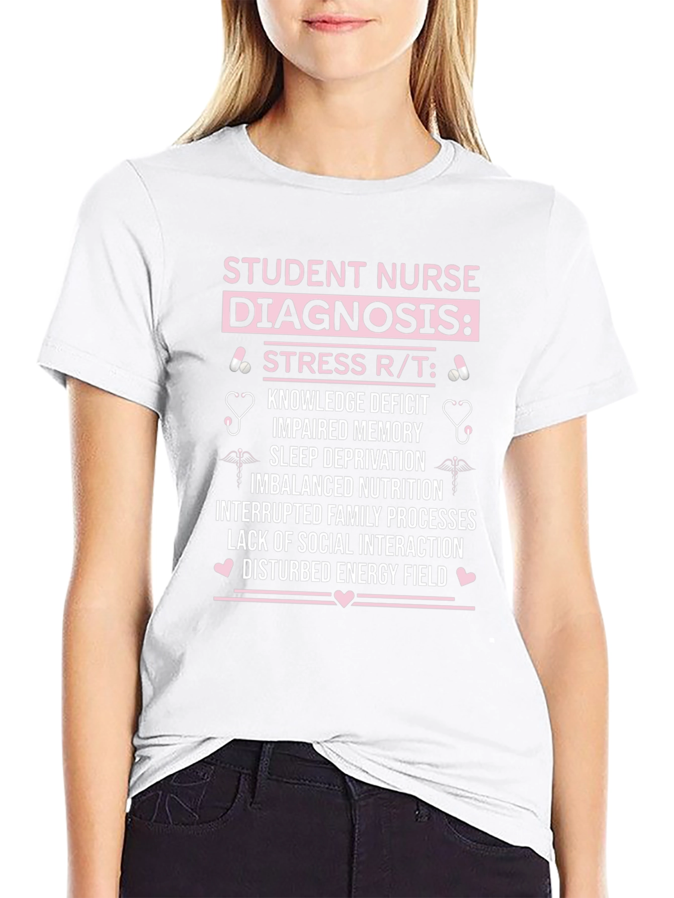 Student Nurse Diagnosis Graphic Tee